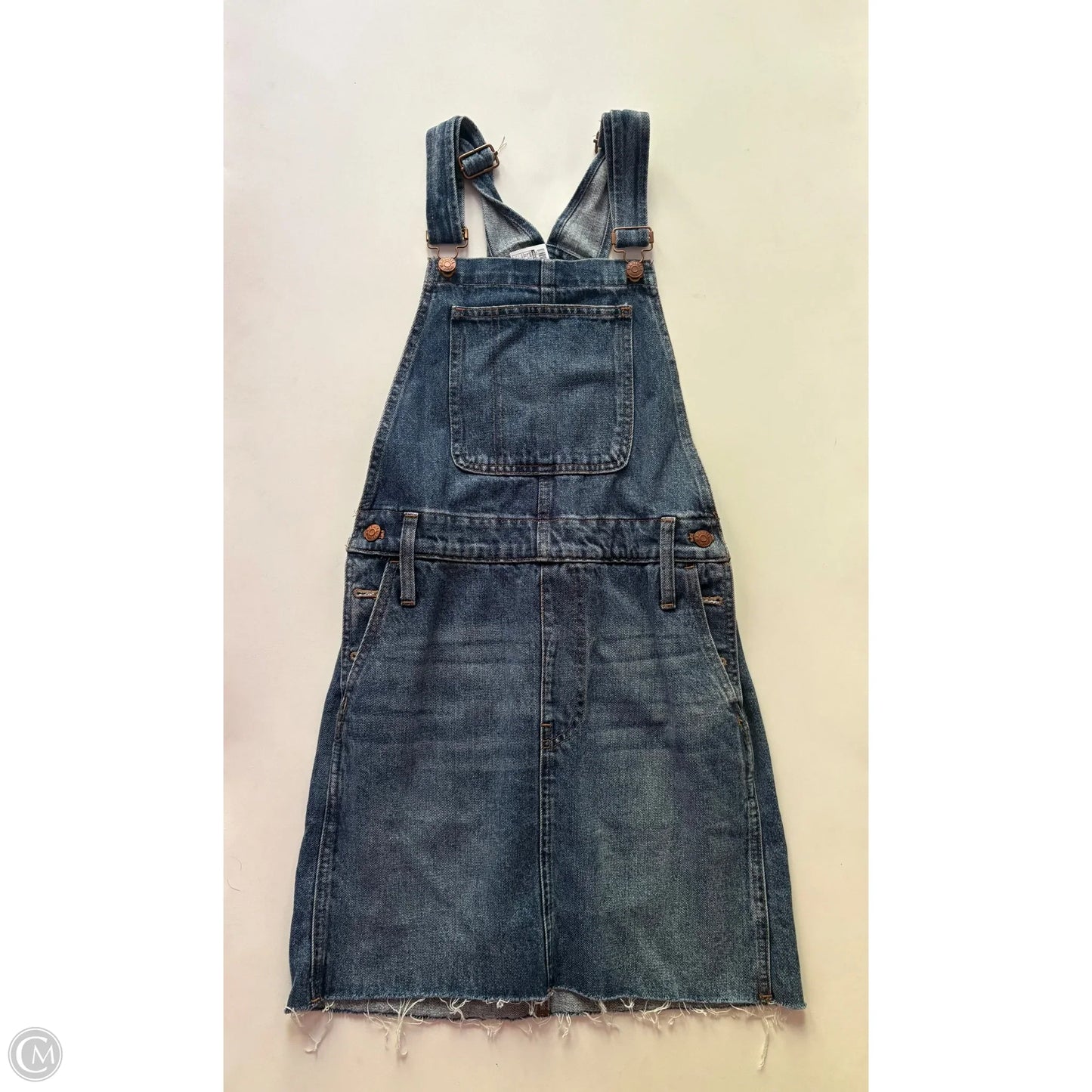 Dress Casual Midi By Madewell In Blue, Size: Xs