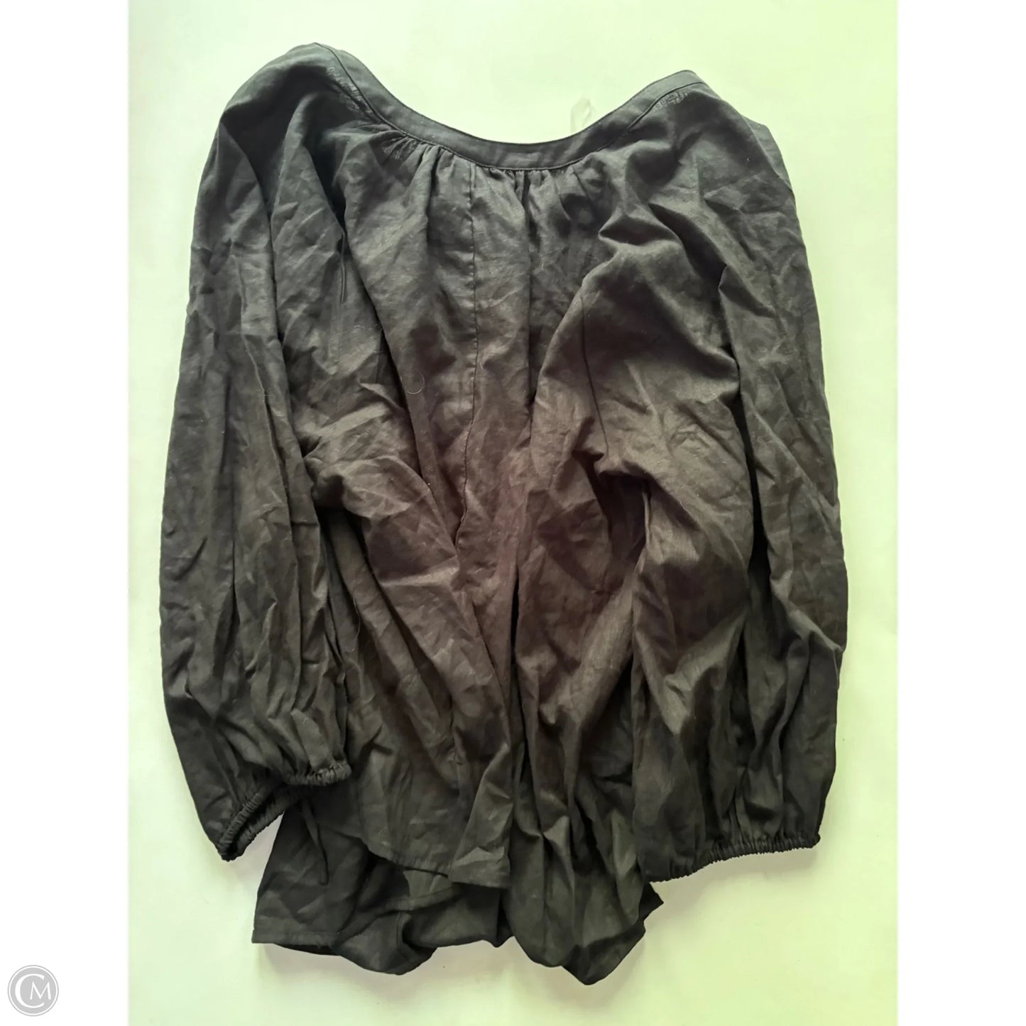 Top Long Sleeve By A New Day In Black, Size: 2x