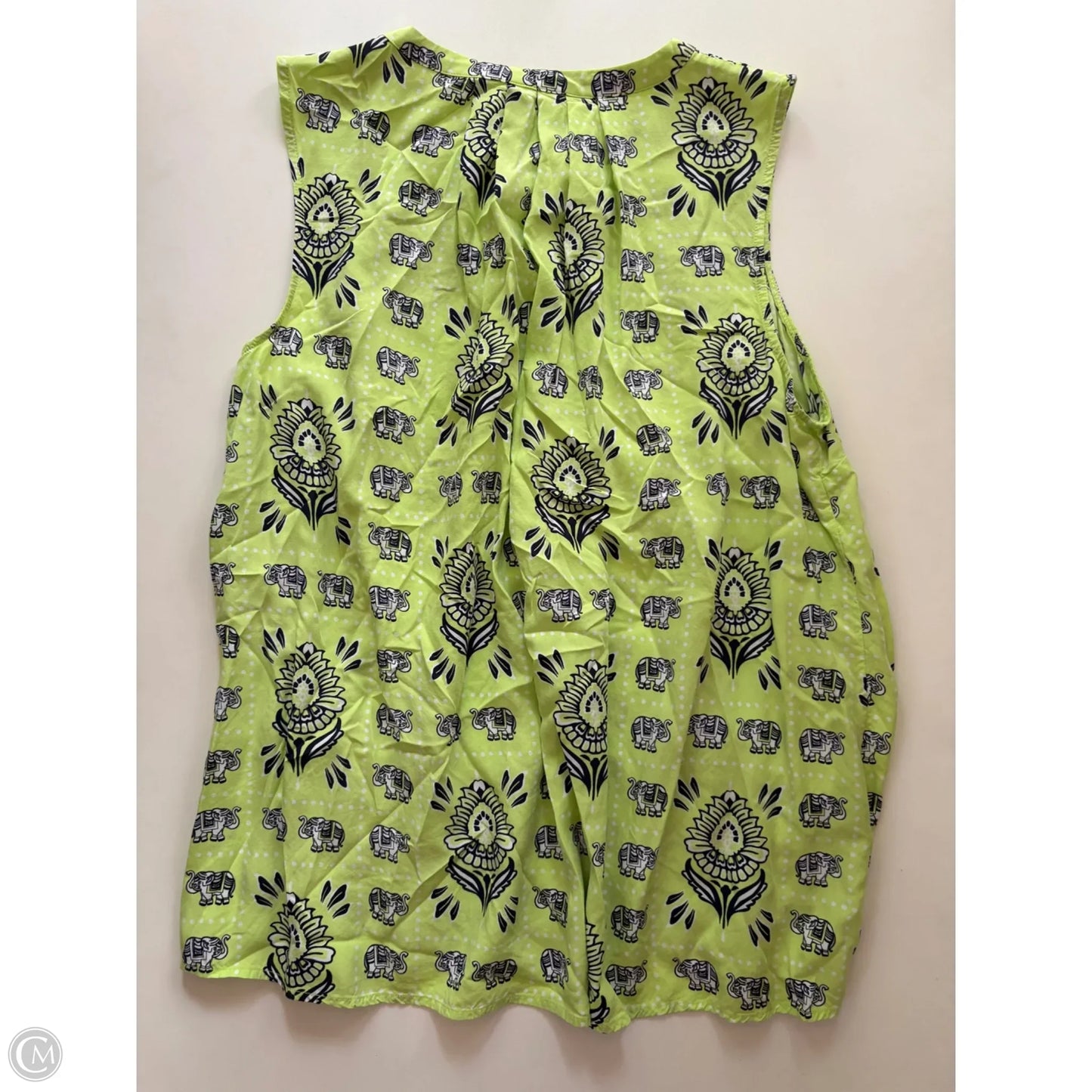 Top Sleeveless By Crown And Ivy In Green, Size: 2x