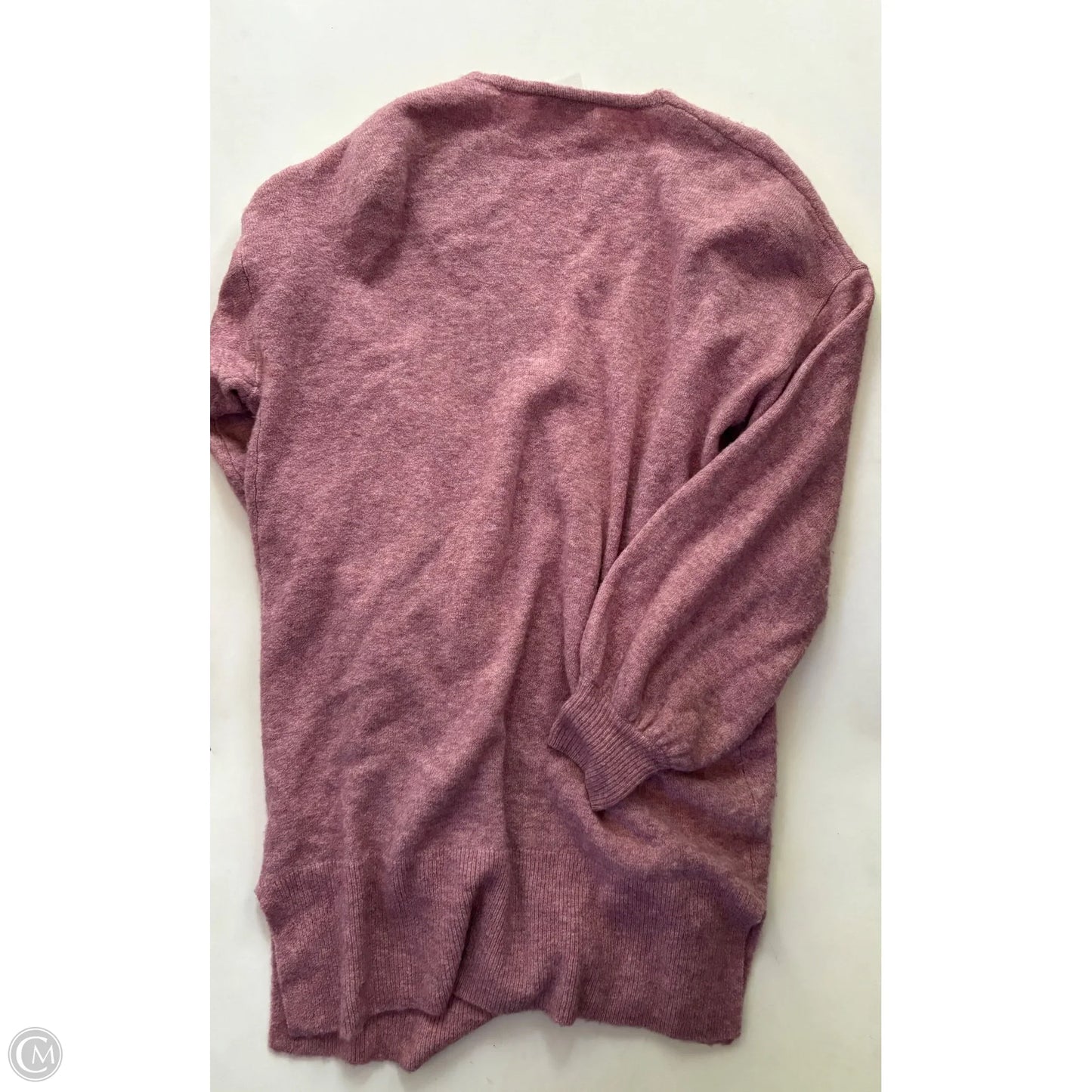 Sweater Cardigan By Madewell In Pink, Size: L