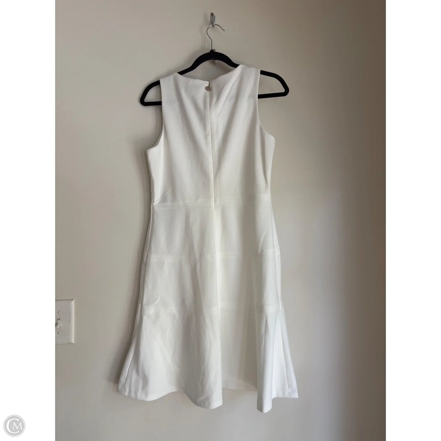 Dress Casual Midi By Tommy Hilfiger In White, Size: M