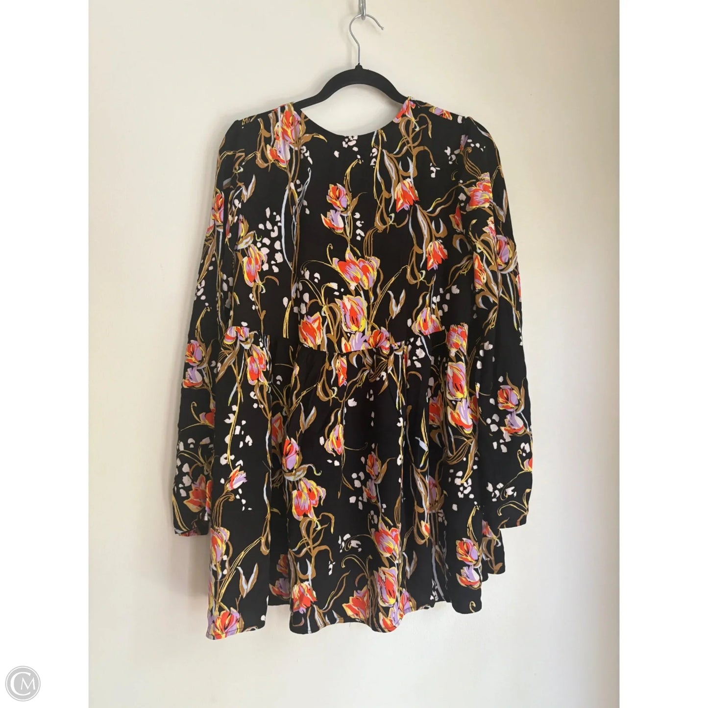 Top Long Sleeve By Free People In Black, Size: L