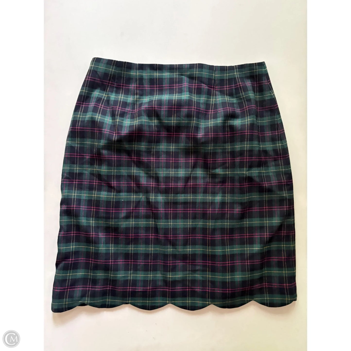 Skirt Midi By Talbots In Plaid Pattern, Size: 6