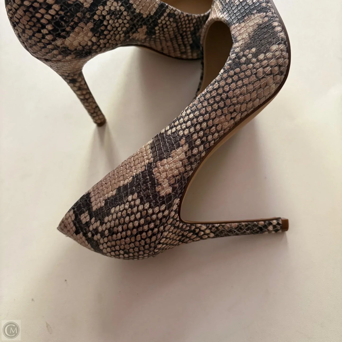Shoes Heels Kitten By Vince Camuto In Animal Print, Size: 5.5