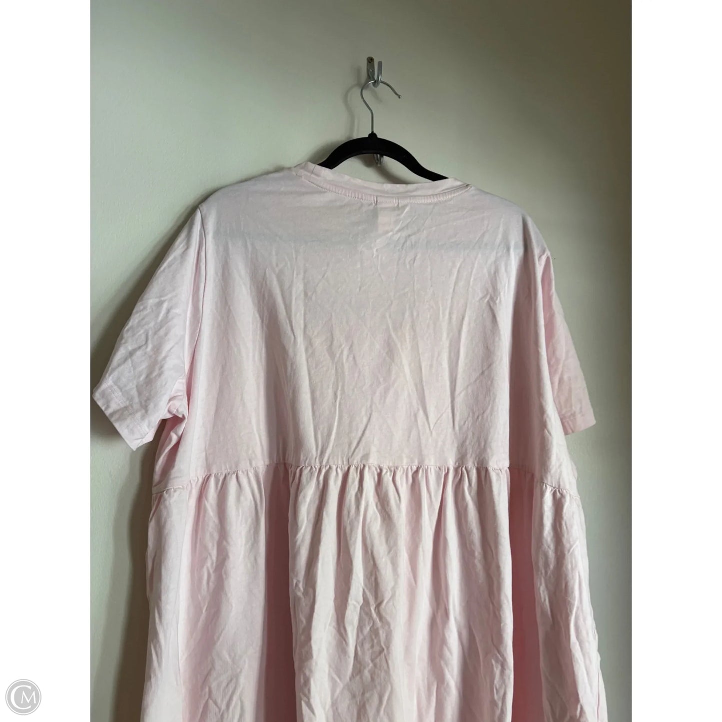 Dress Casual Midi By H&m In Pink, Size: 3x
