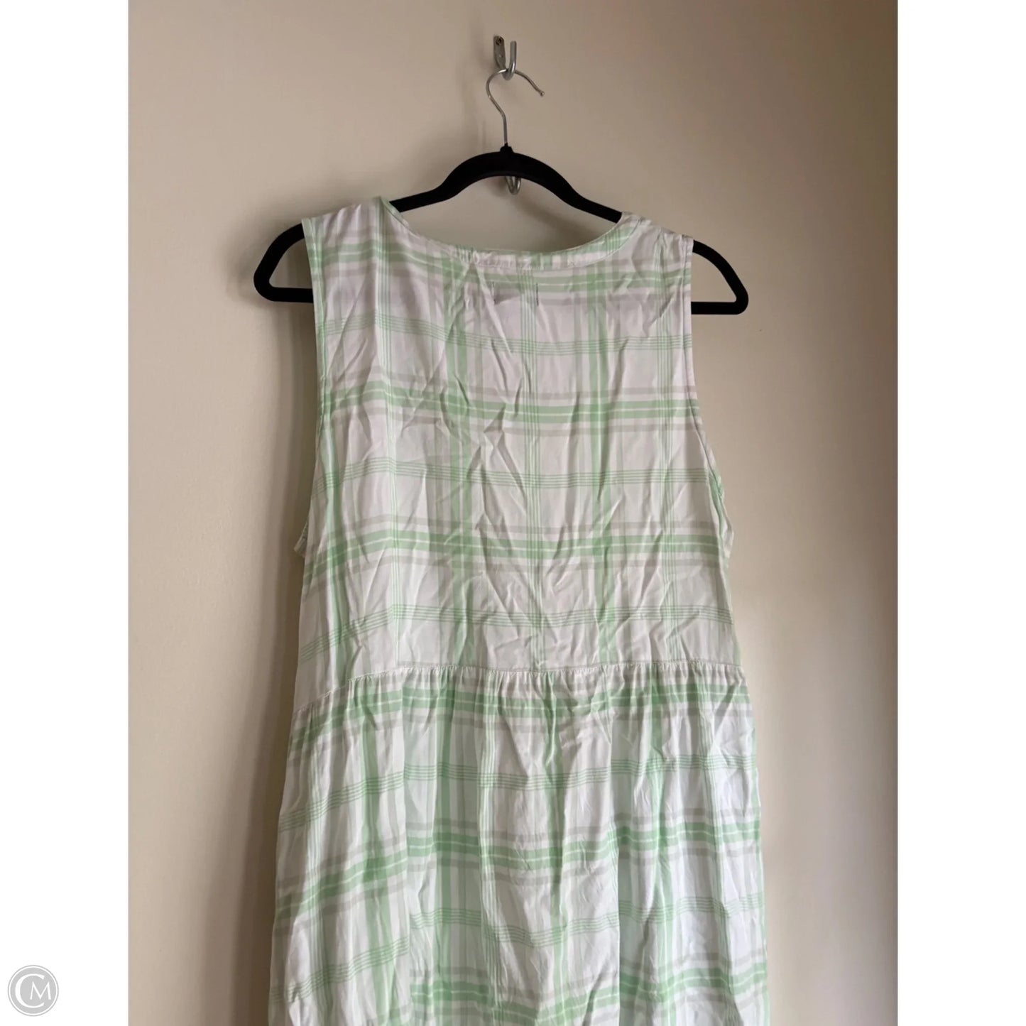 Dress Casual Maxi By Chaps In Striped Pattern, Size: Xl