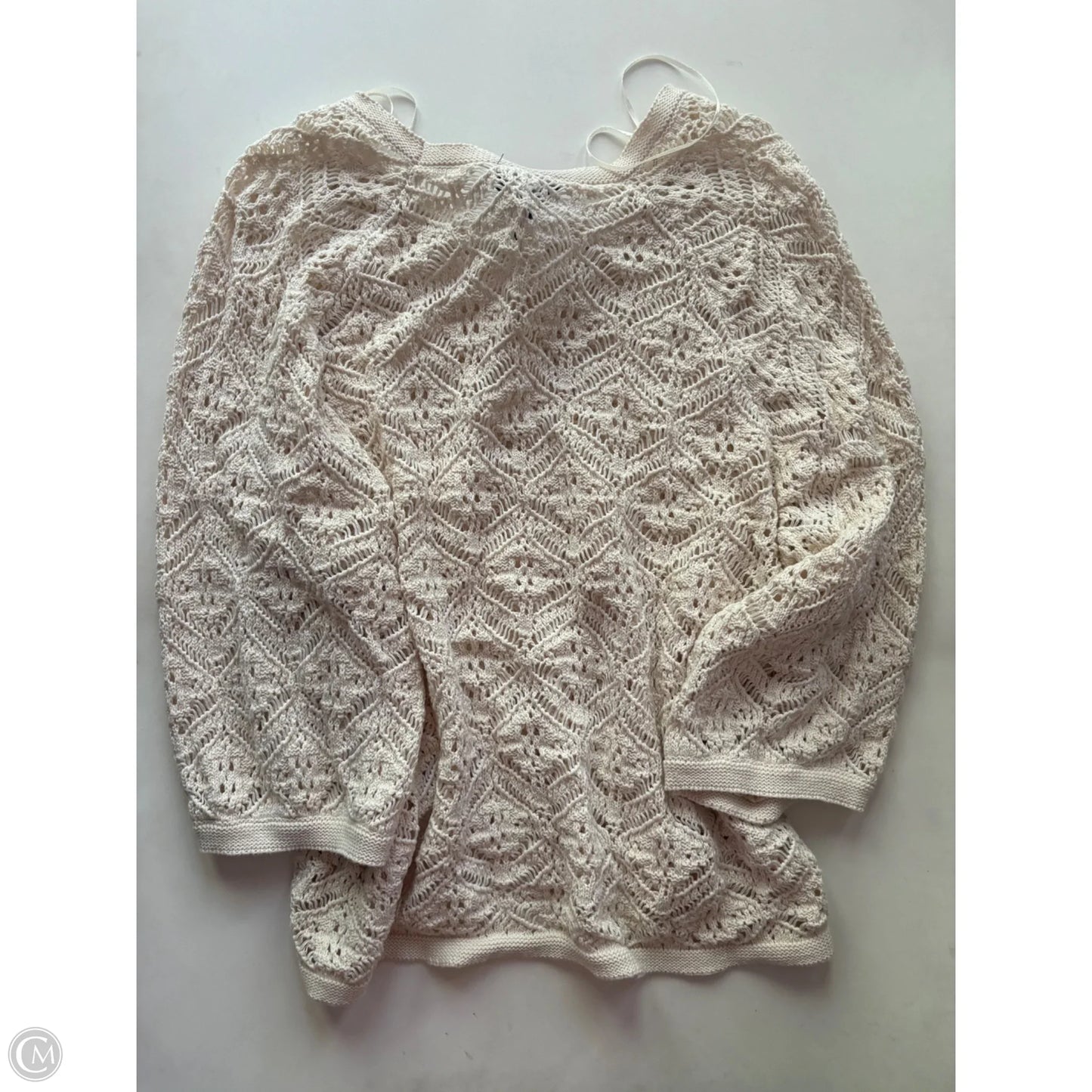 Sweater By Simply Vera In Cream, Size: 2x