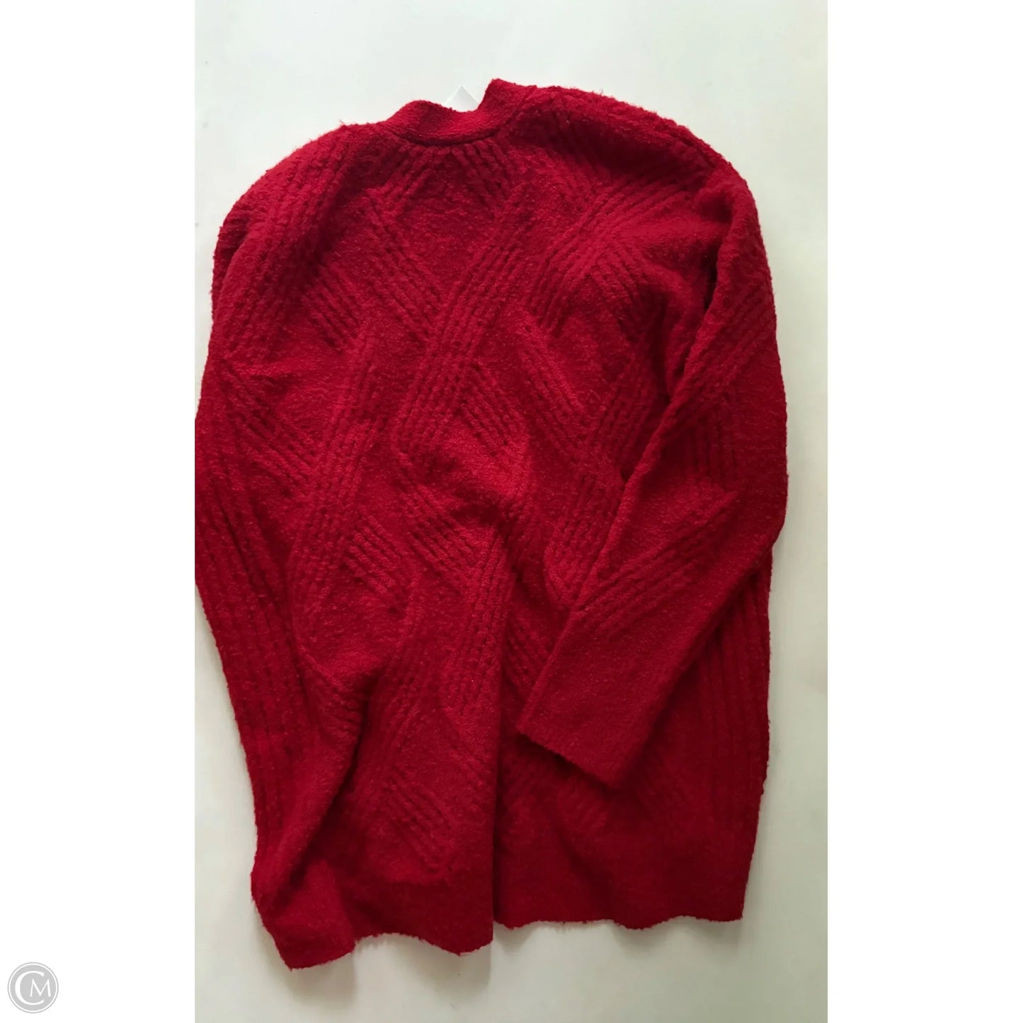 Sweater Cardigan By Moth In Red, Size: Xl