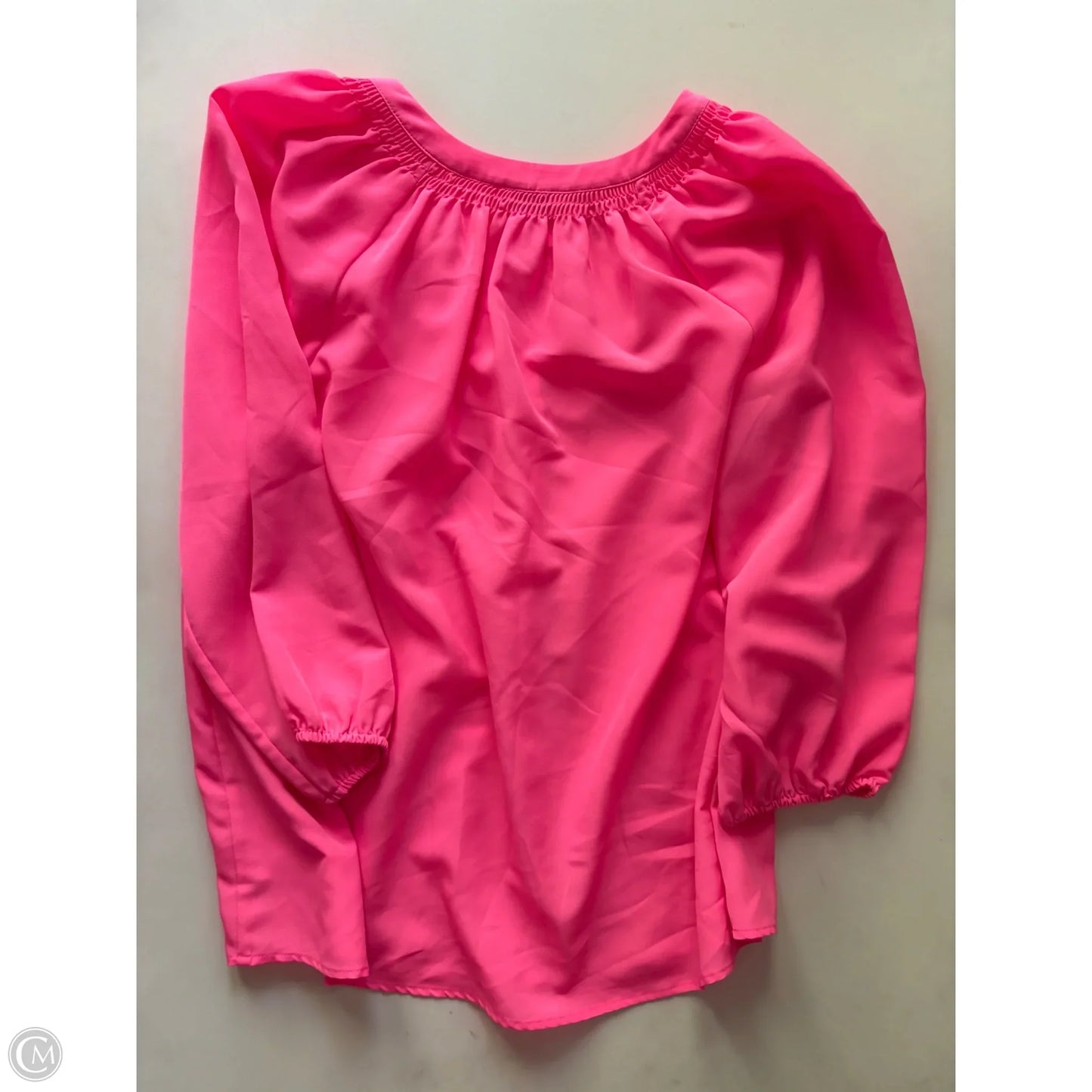 Top Long Sleeve By Crown And Ivy In Pink, Size: L