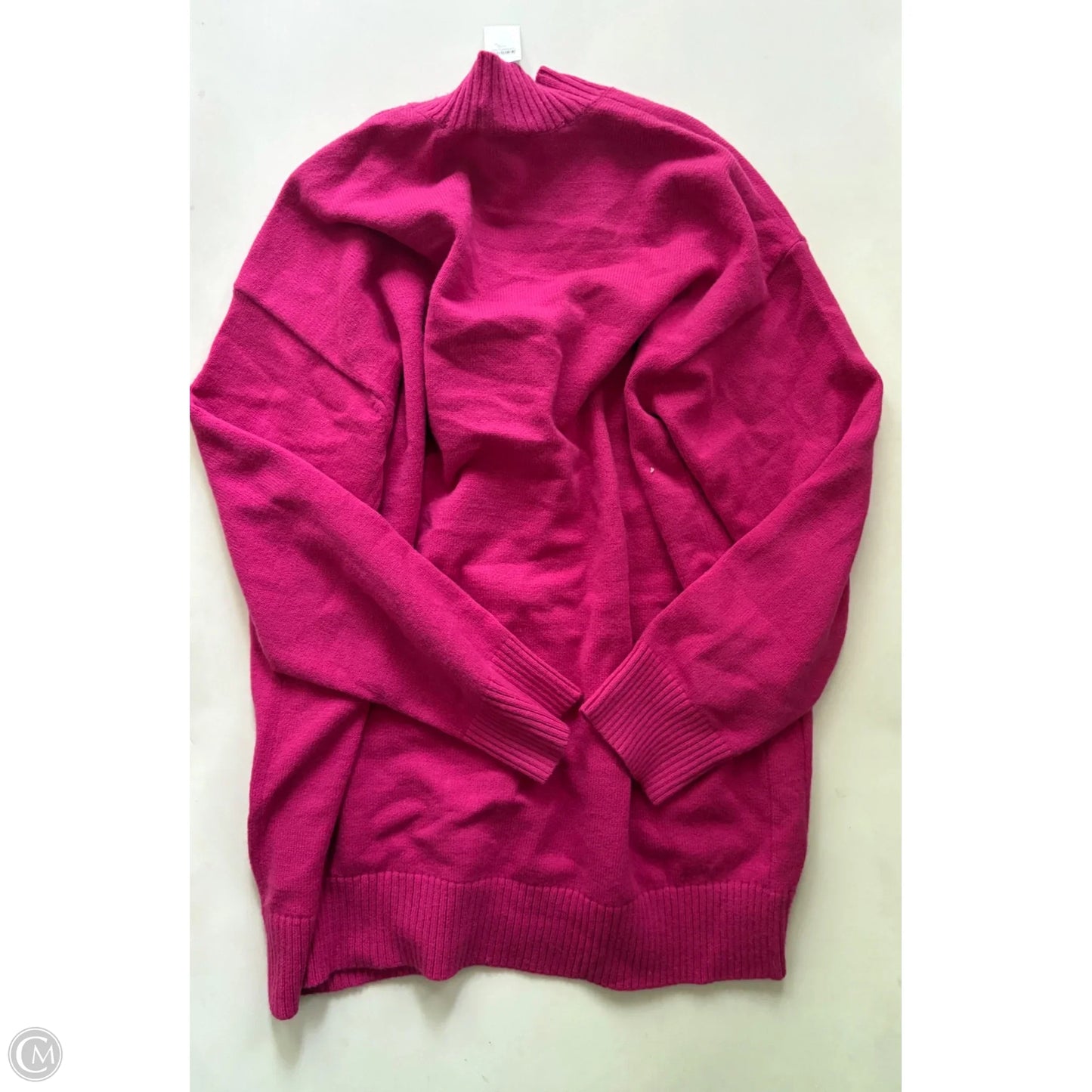 Sweater Cardigan By Ann Taylor In Pink, Size: Xl