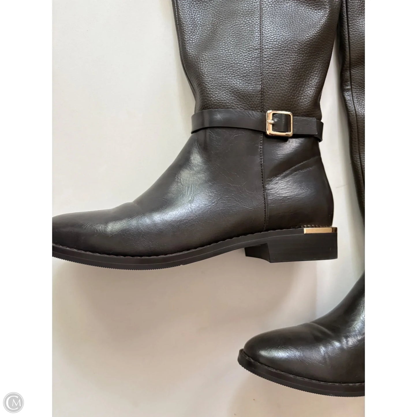 Boots Knee Heels By Torgies In Brown, Size: 8.5