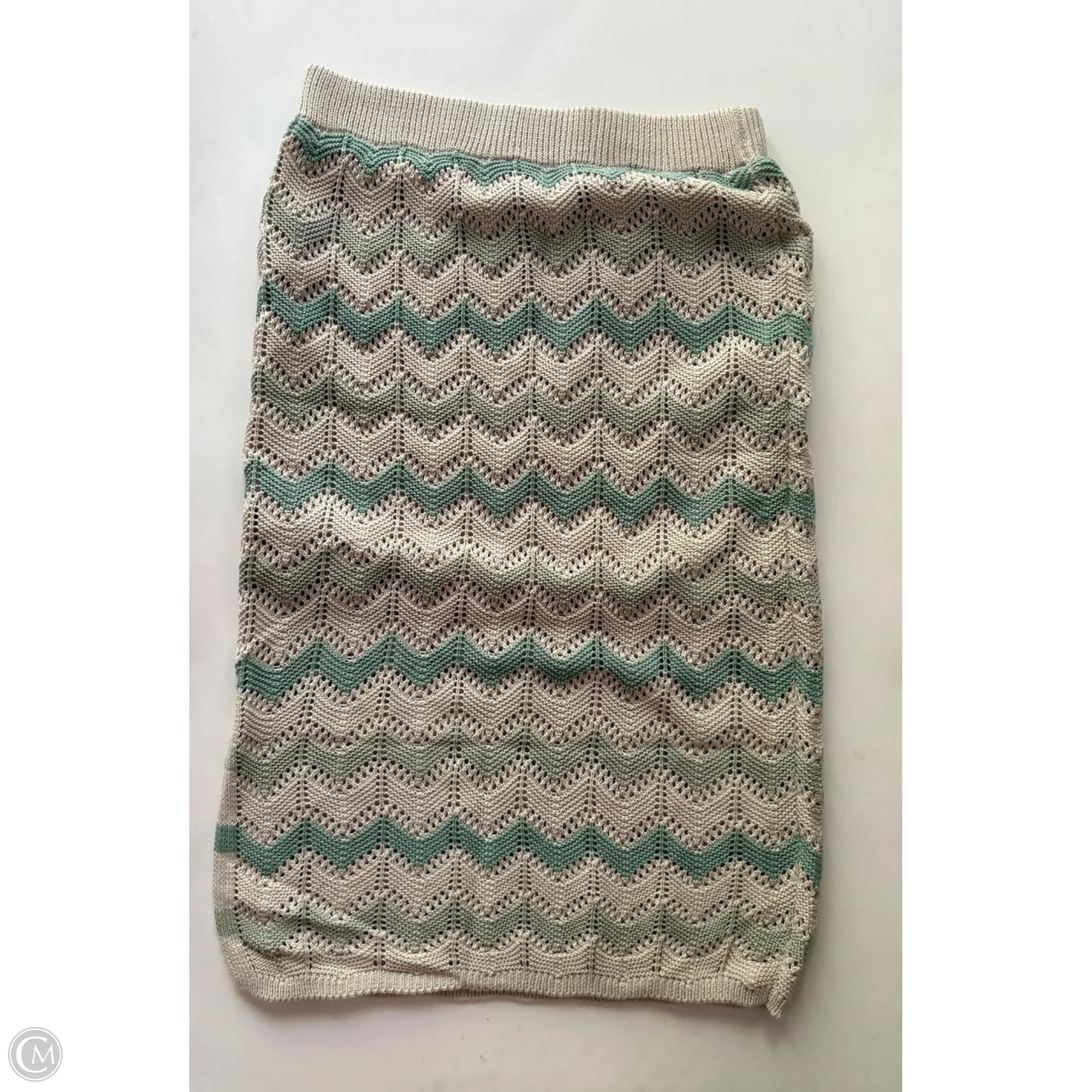 Skirt Maxi By Cato In Green, Size: 4