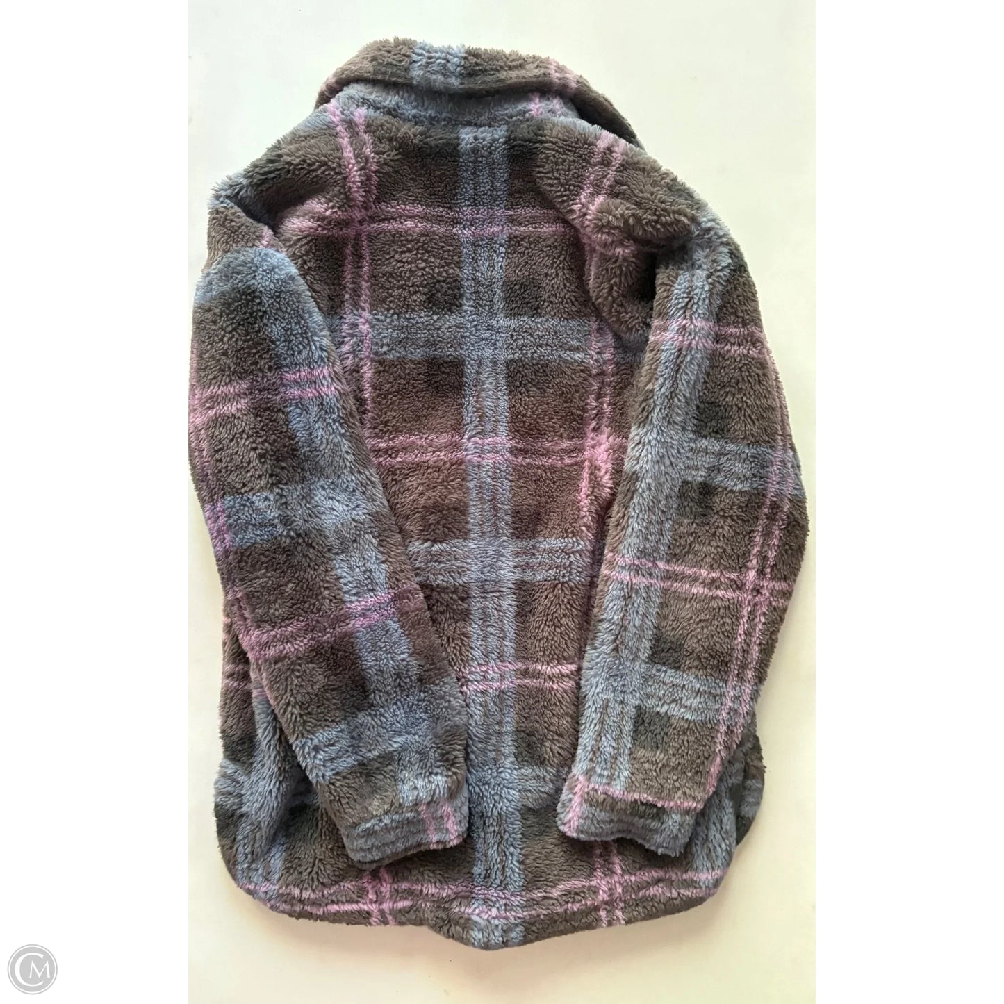 Jacket Faux Fur & Sherpa By Cato In Multi-colored, Size: S