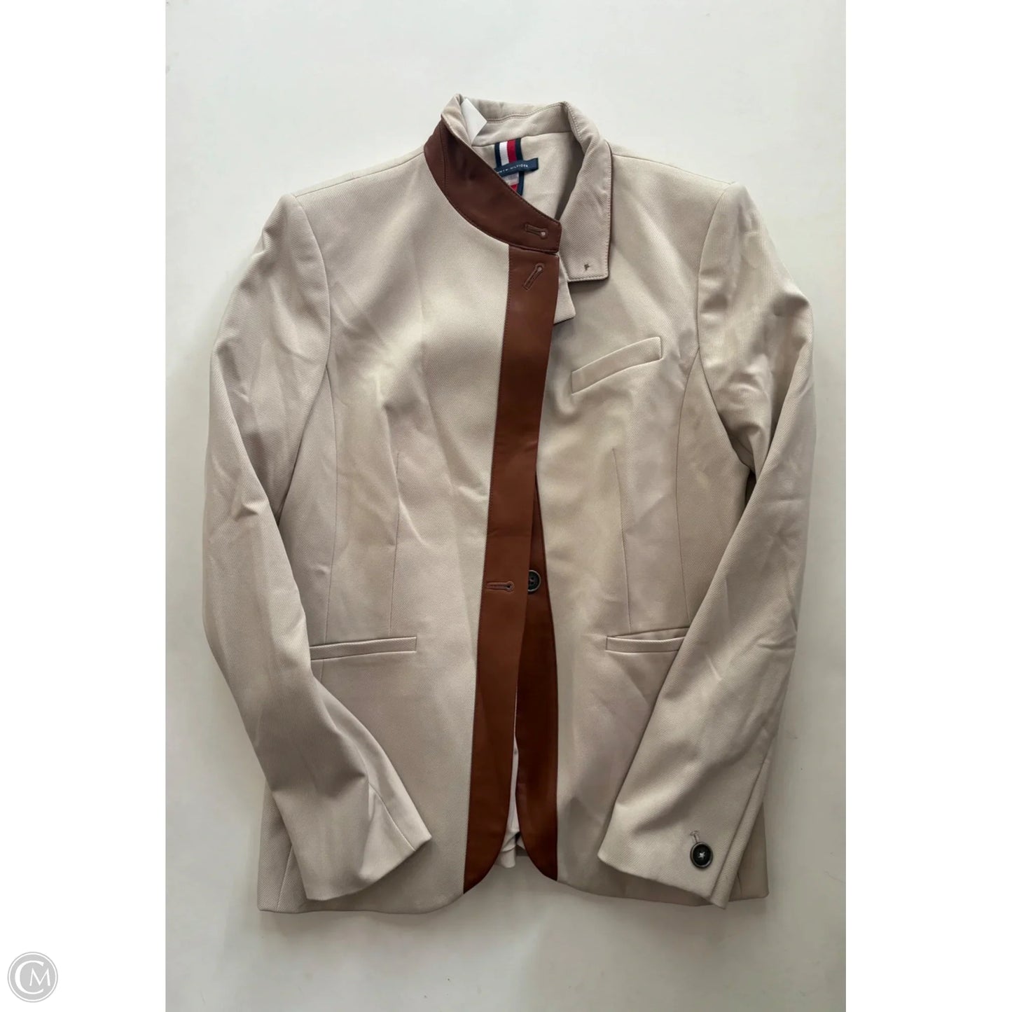 Blazer By Tommy Hilfiger In Cream, Size: S
