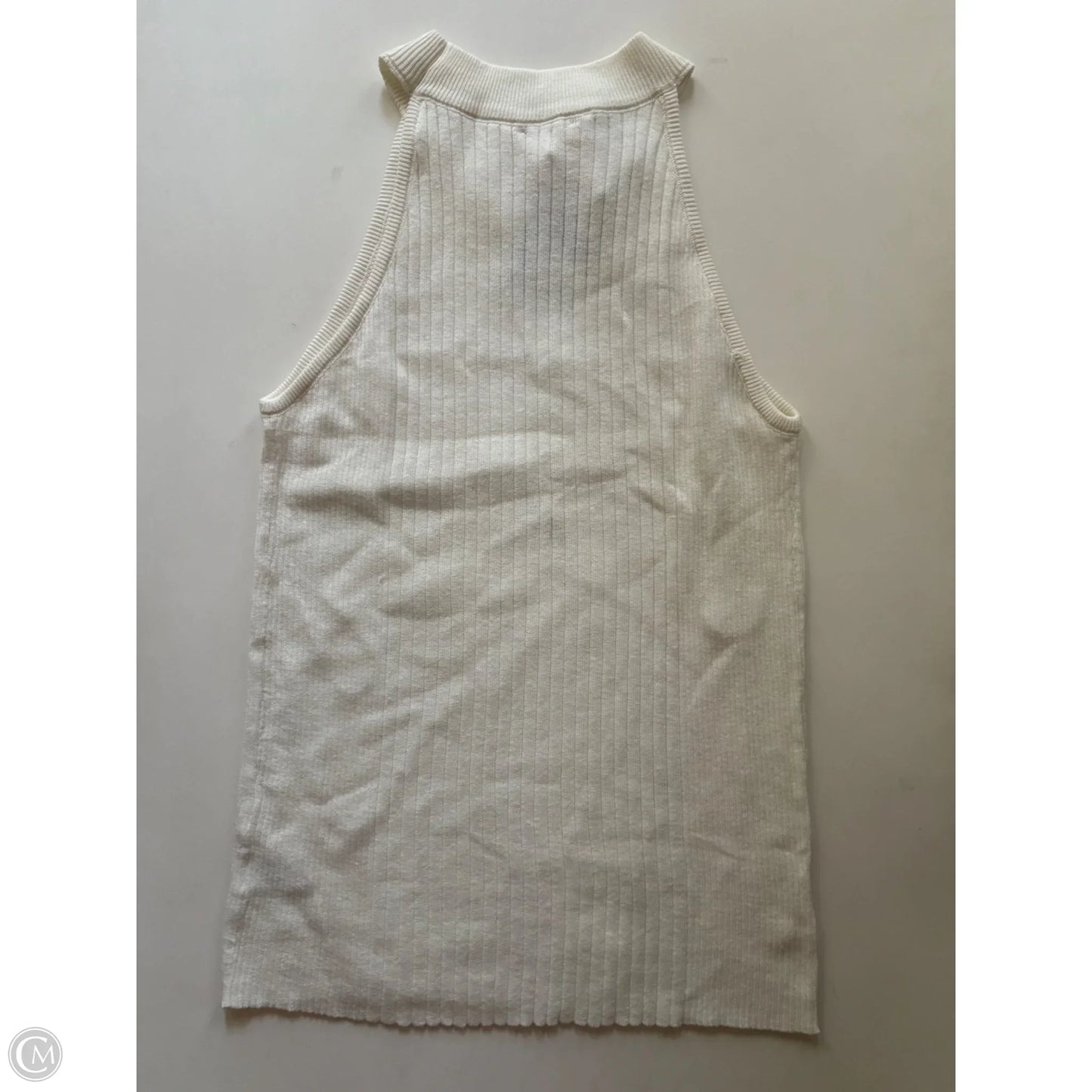 Sweater Short Sleeve By Eesome In Cream, Size: M