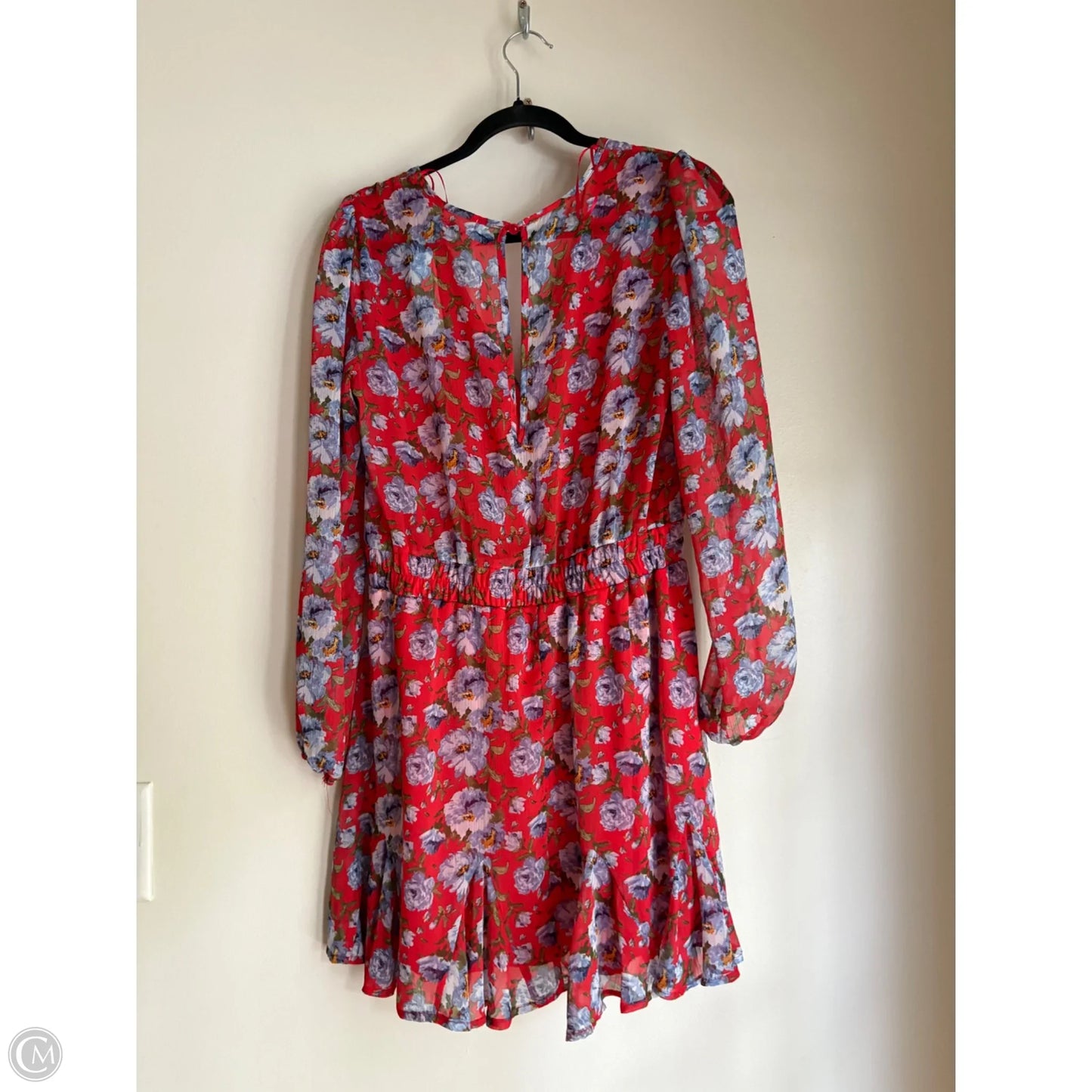 Dress Casual Midi By Francesca's In Floral Print, Size: L