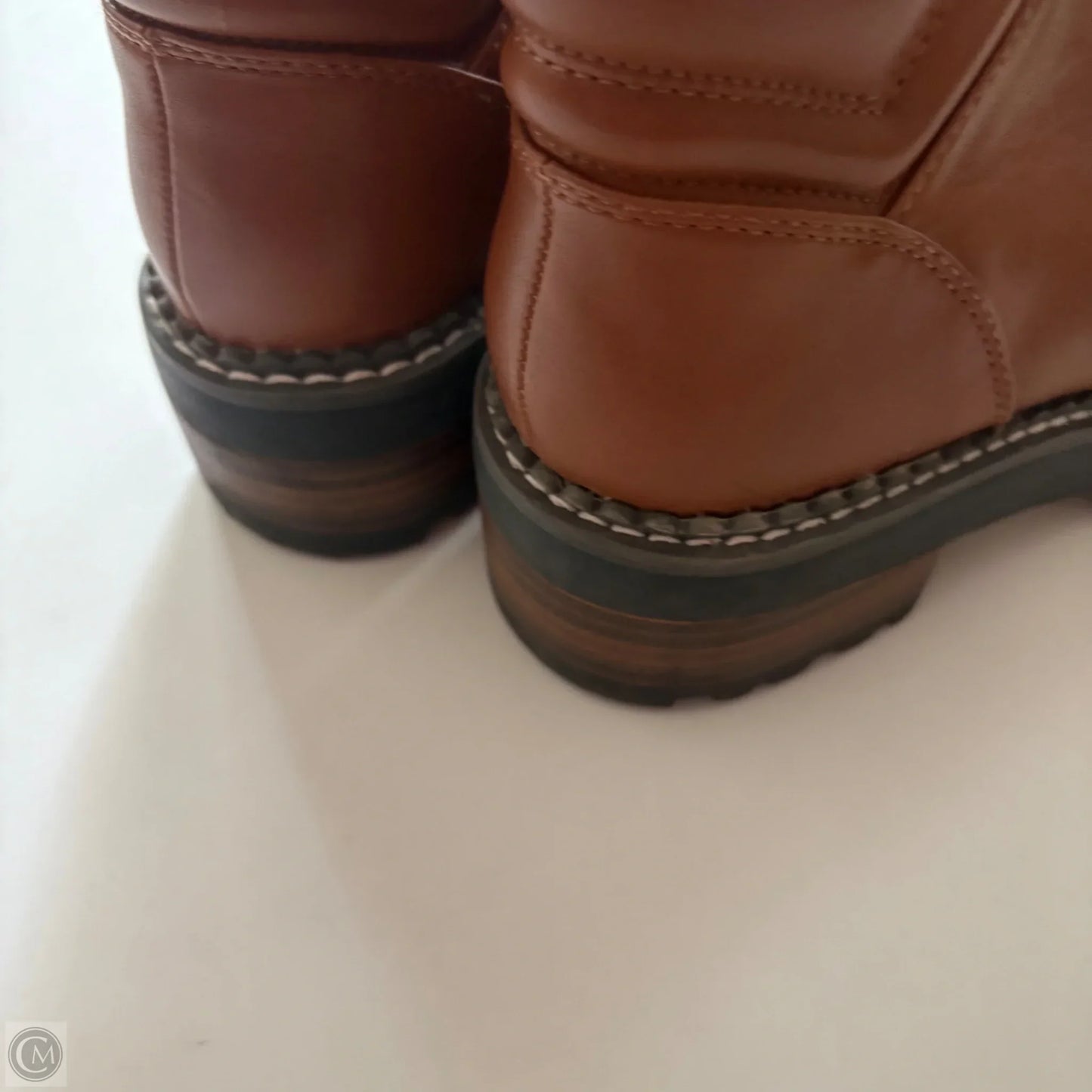 Boots Ankle Heels By Universal Thread In Brown, Size: 6.5