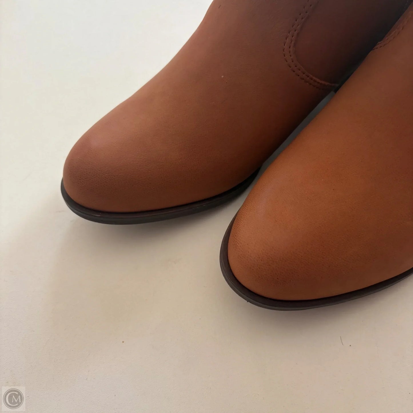 Boots Ankle Heels By Lucky Brand In Brown, Size: 9.5