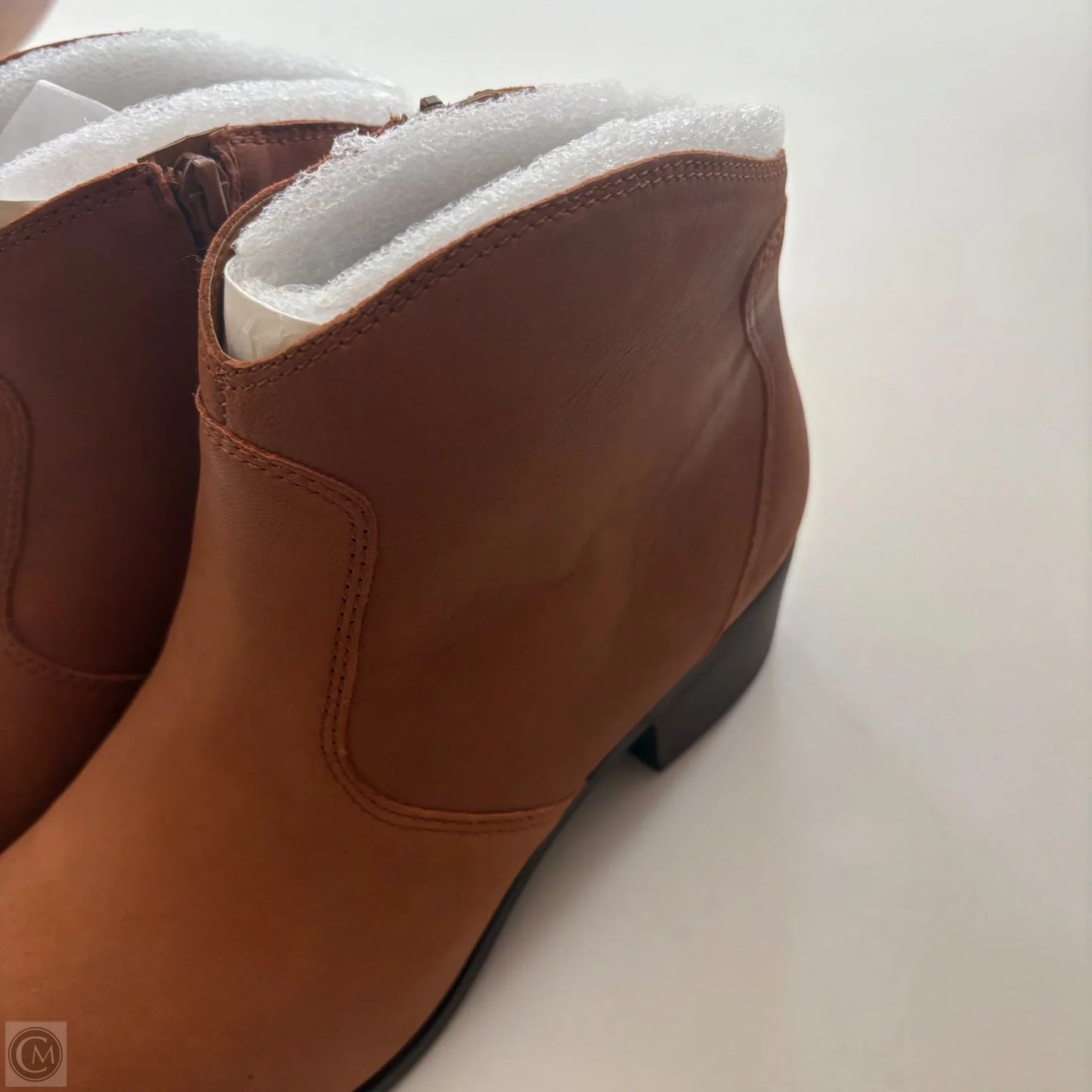Boots Ankle Heels By Lucky Brand In Brown, Size: 9.5