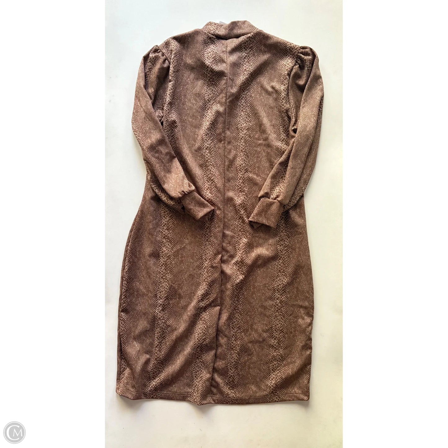 Dress Casual Midi By White Birch In Animal Print, Size: L