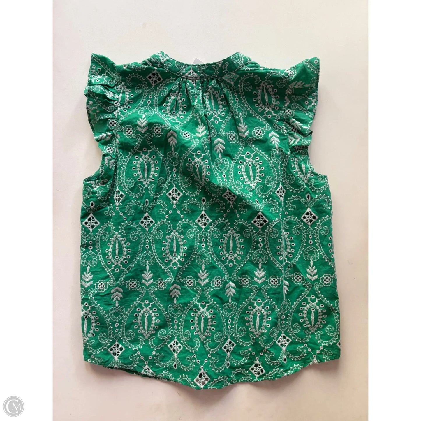 Top Short Sleeve By Draper James In Green, Size: S