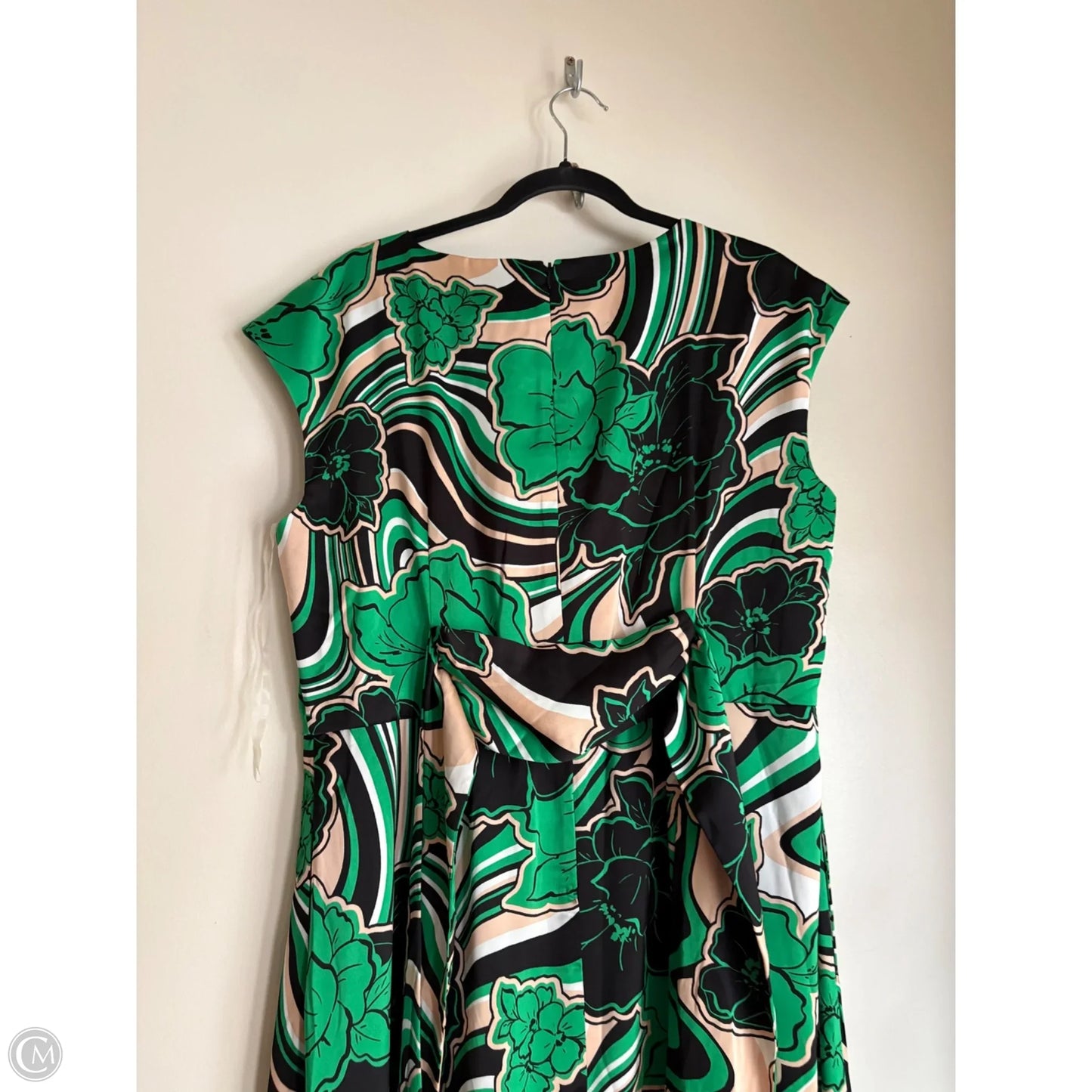 Dress Work By Anne Klein In Green, Size: Xl