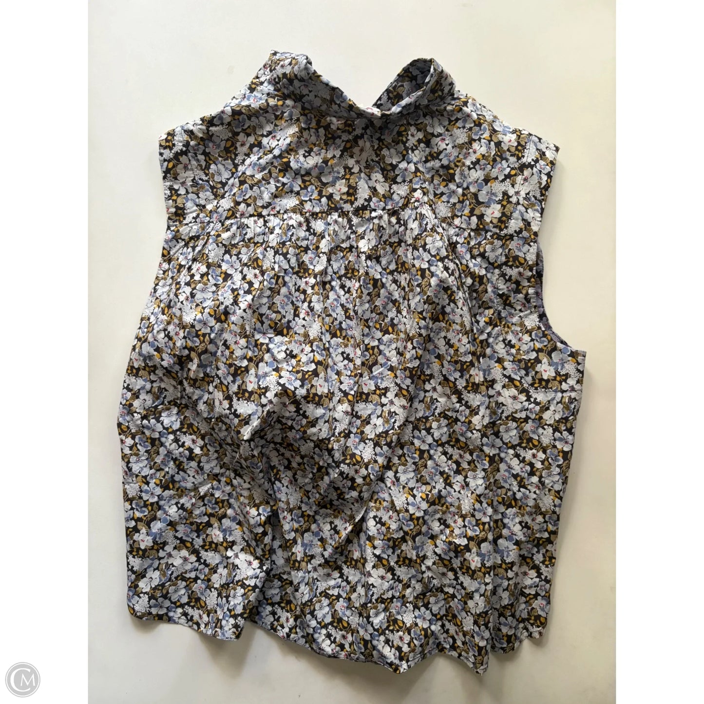 Top Sleeveless By Levis In Floral Print, Size: Xl