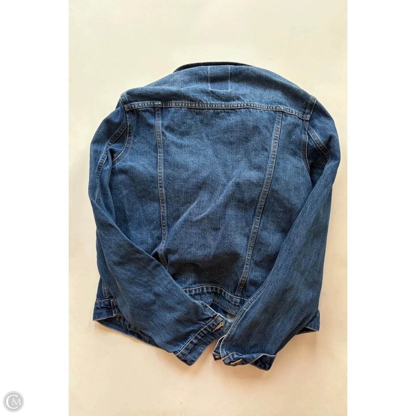Jacket Denim By Gap In Blue, Size: M