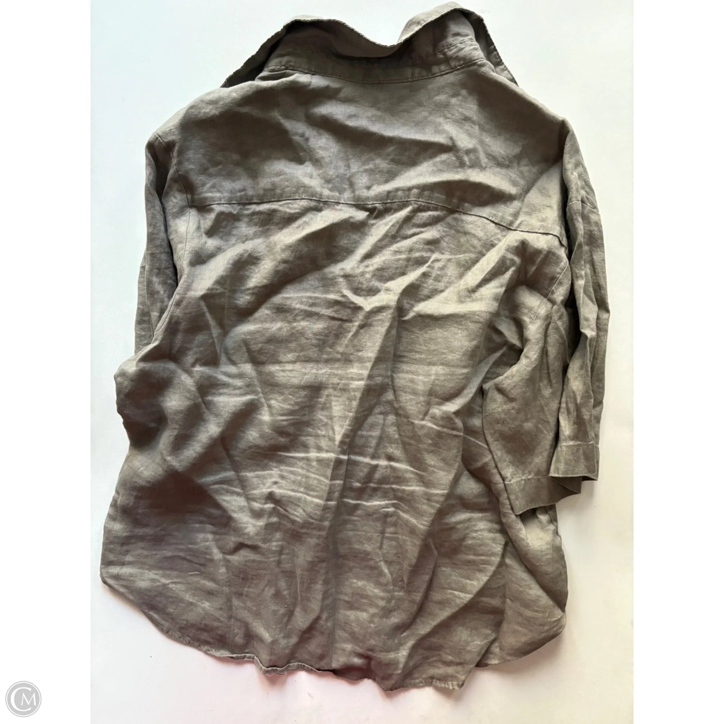 Top Short Sleeve By H&m In Taupe, Size: M