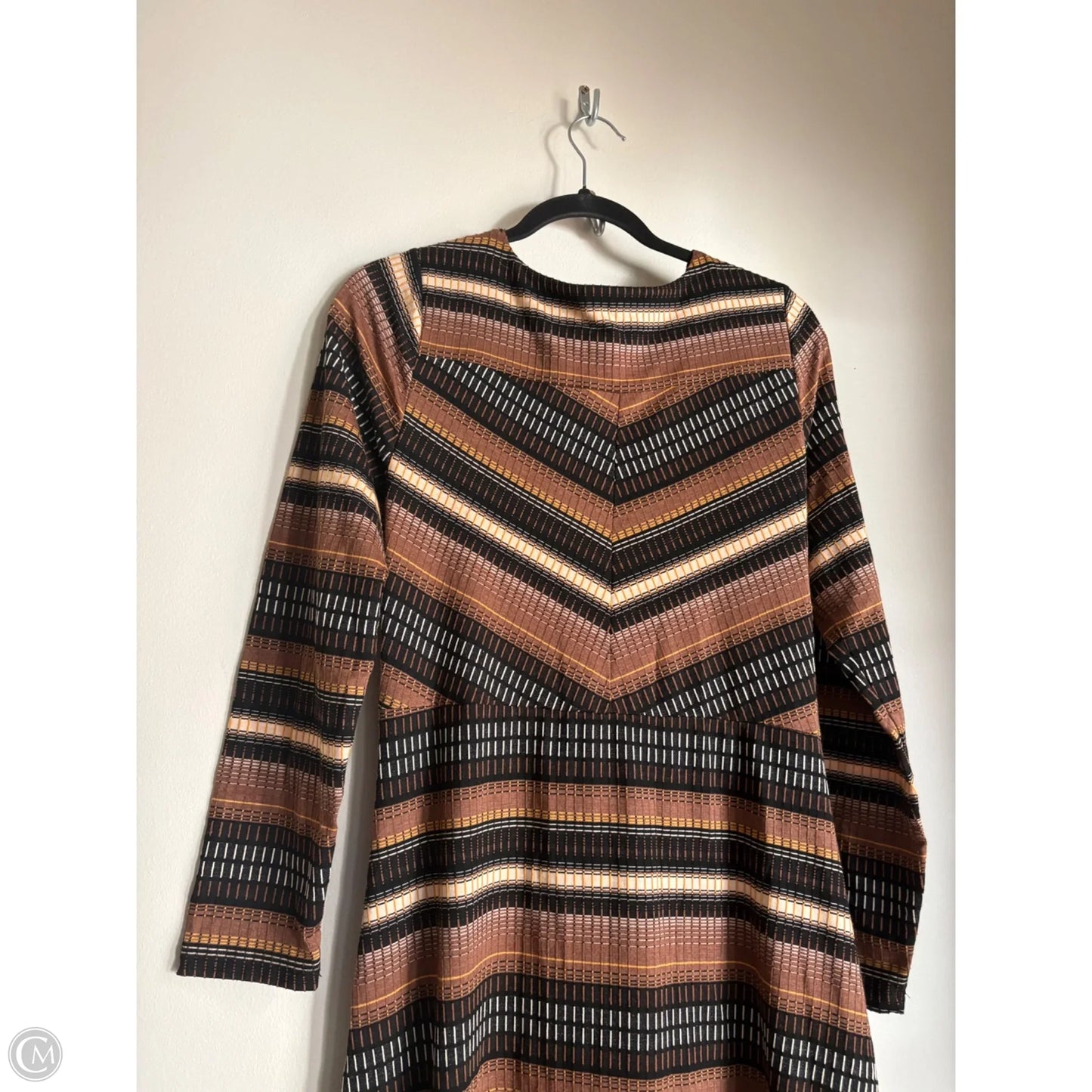 Dress Casual Maxi By Maeve In Brown, Size: L