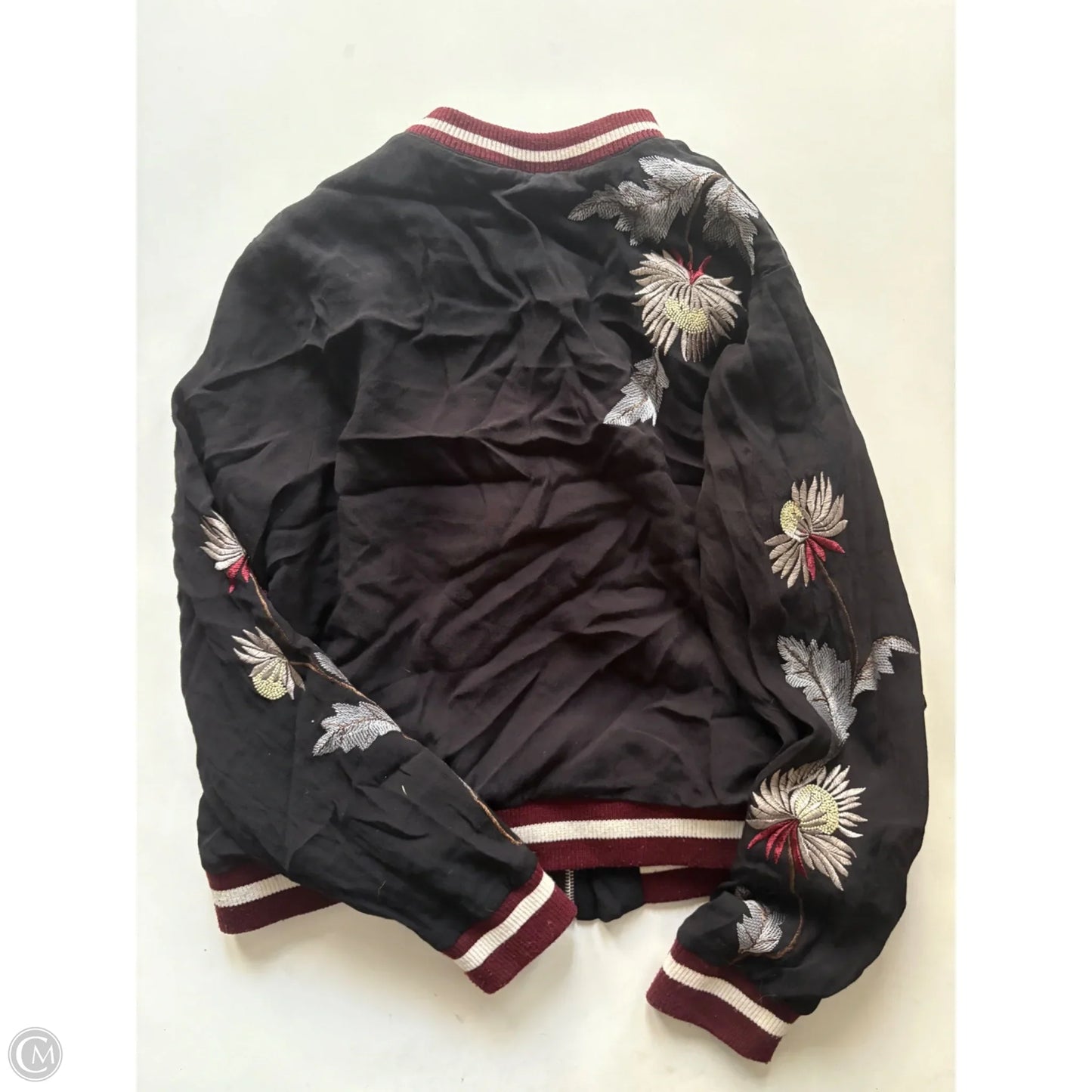 Jacket Moto By Chelsea And Theodore In Black, Size: M