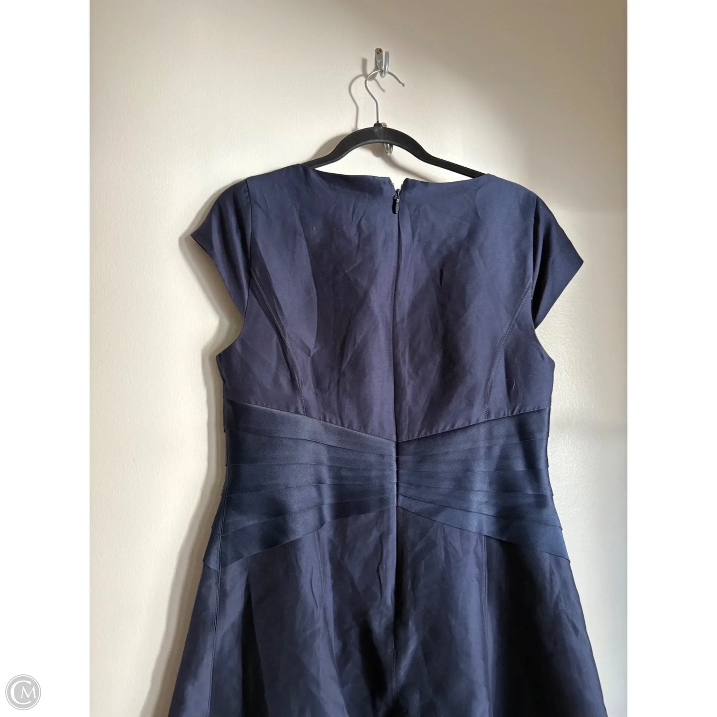 Dress Designer By Halston In Navy, Size: M