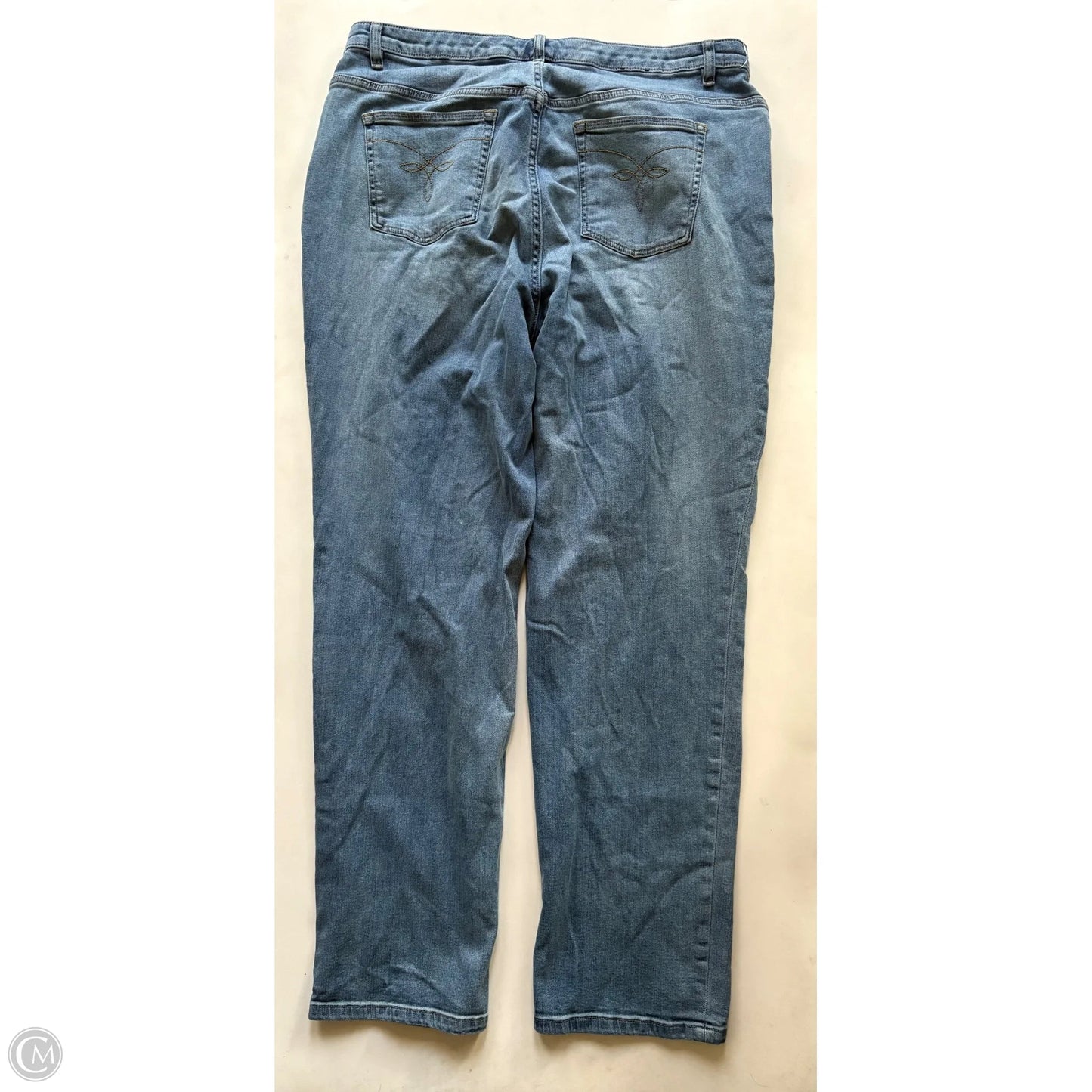 Jeans Boot Cut By Chaps In Blue, Size: 20