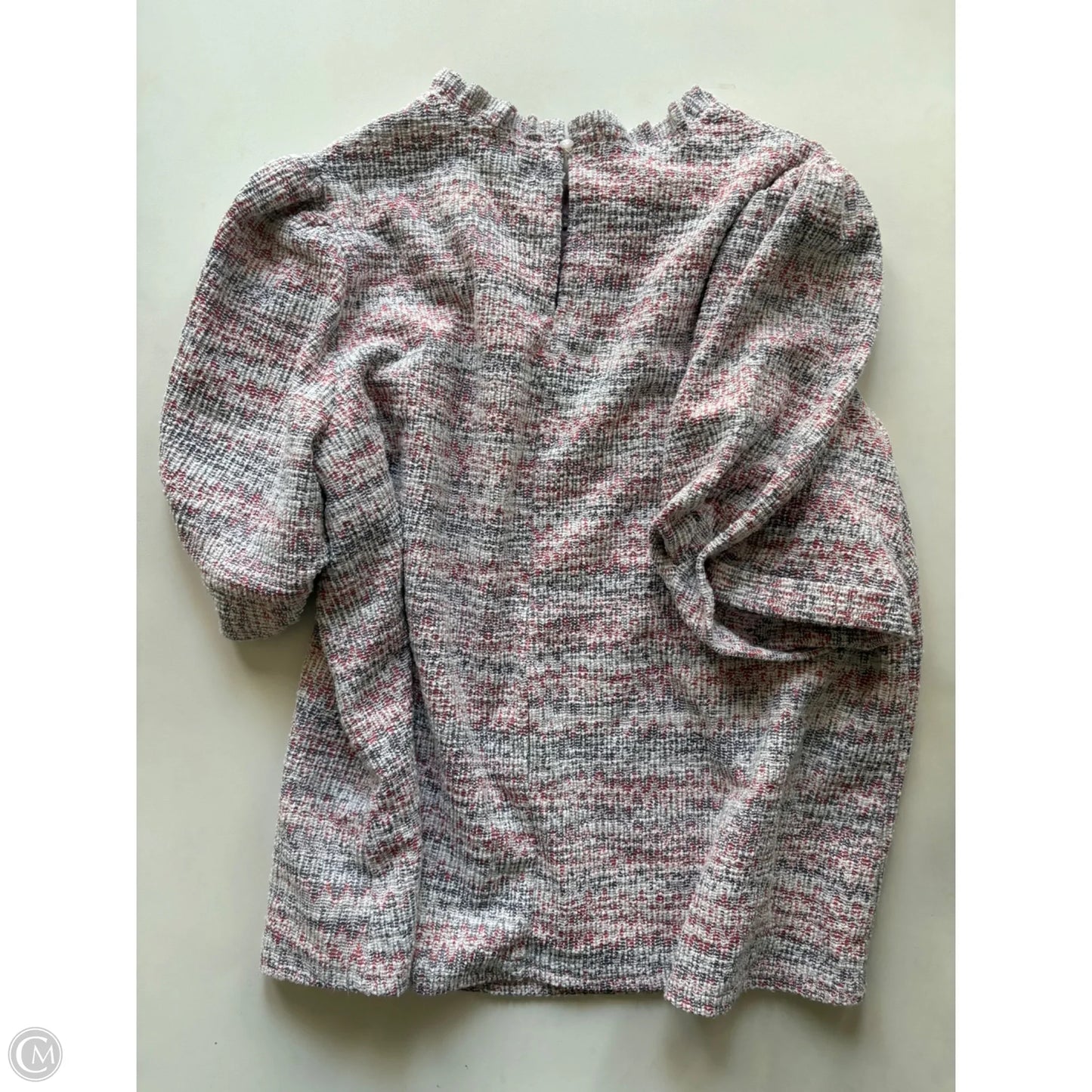 Top Short Sleeve By Cato In Red, Size: 1x