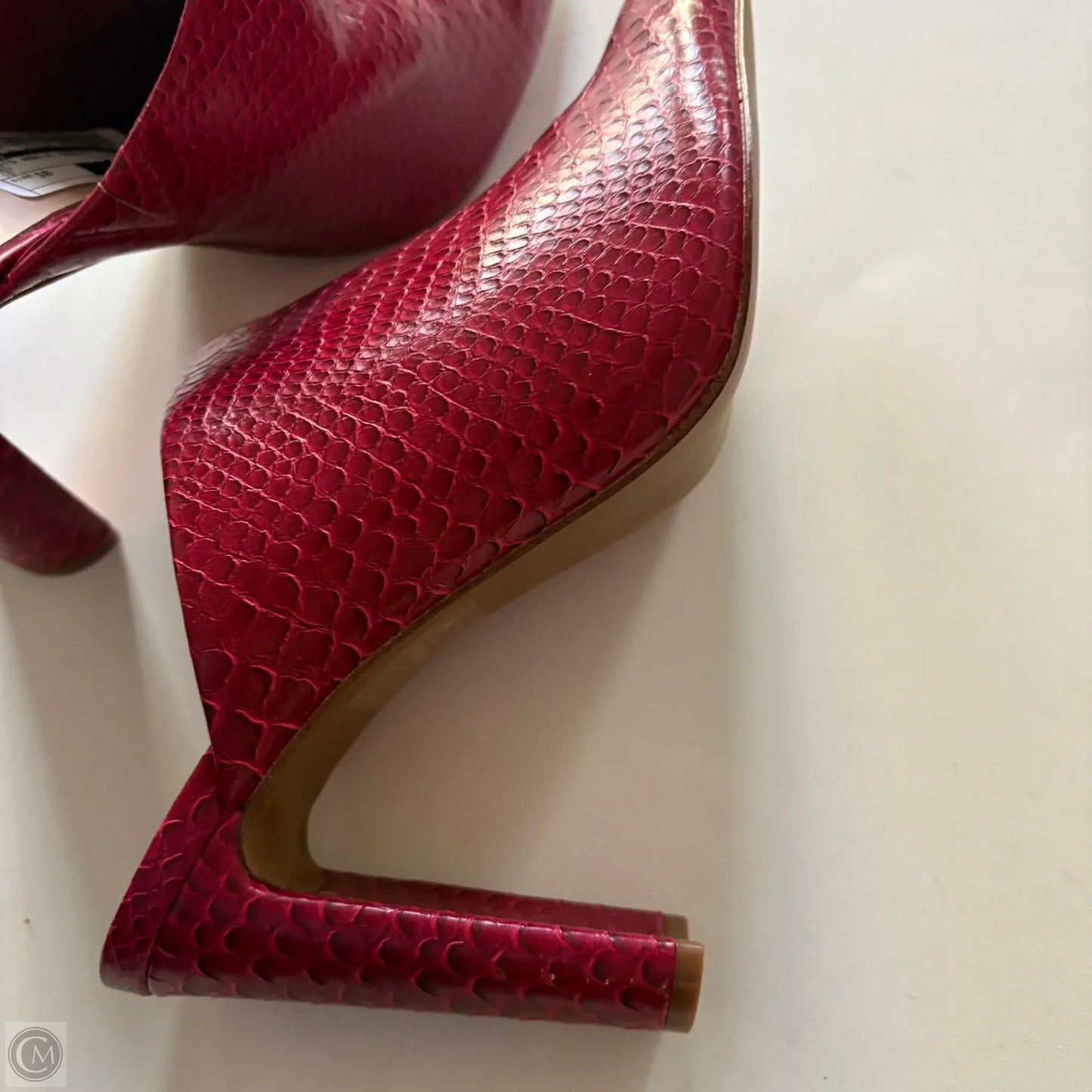 Boots Ankle Heels By Aldo In Red, Size: 10