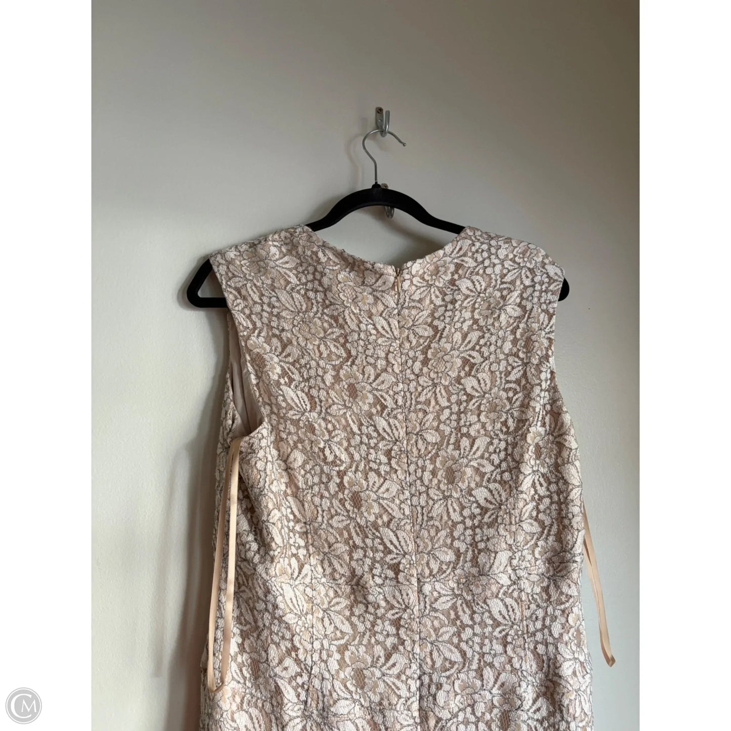 Dress Work By Antonio Melani In Cream, Size: L