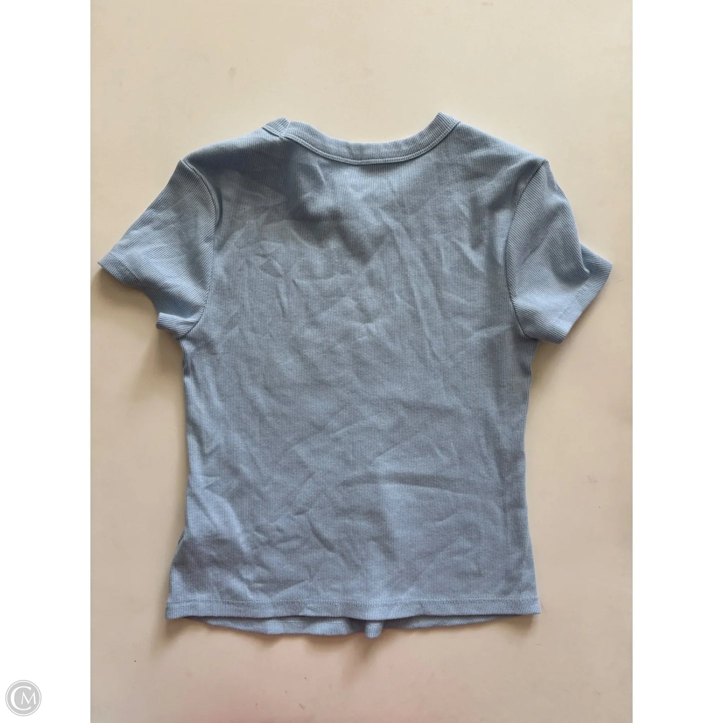 Top Short Sleeve By Old Navy In Blue, Size: M