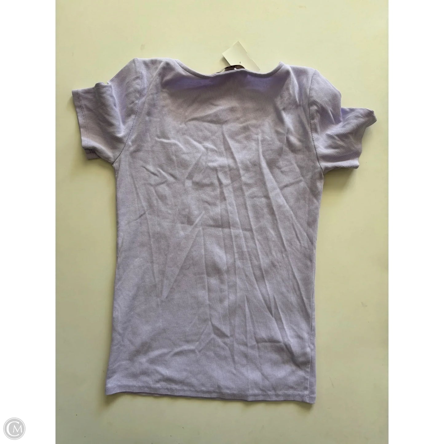 Top Short Sleeve By Loft In Purple, Size: S