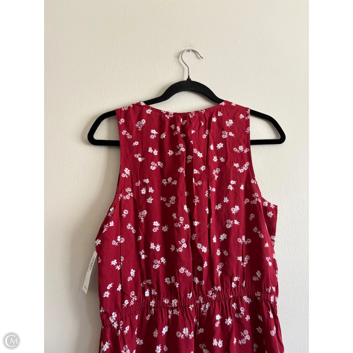 Dress Casual Midi By Old Navy In Red, Size: M