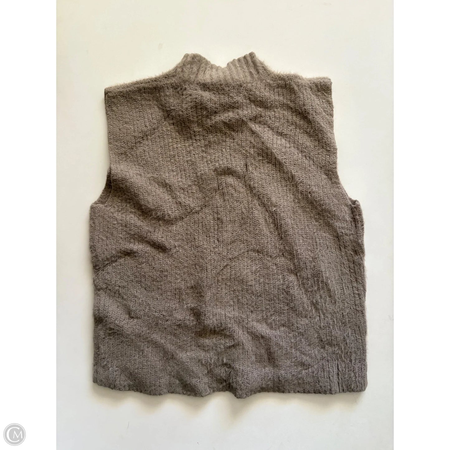 Sweater Short Sleeve By Old Navy In Taupe, Size: L