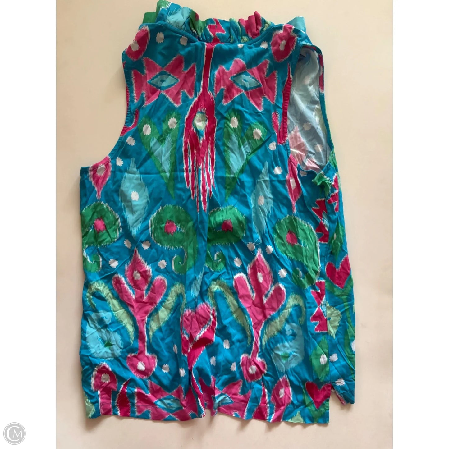 Top Sleeveless By Crown And Ivy In Blue, Size: Xl