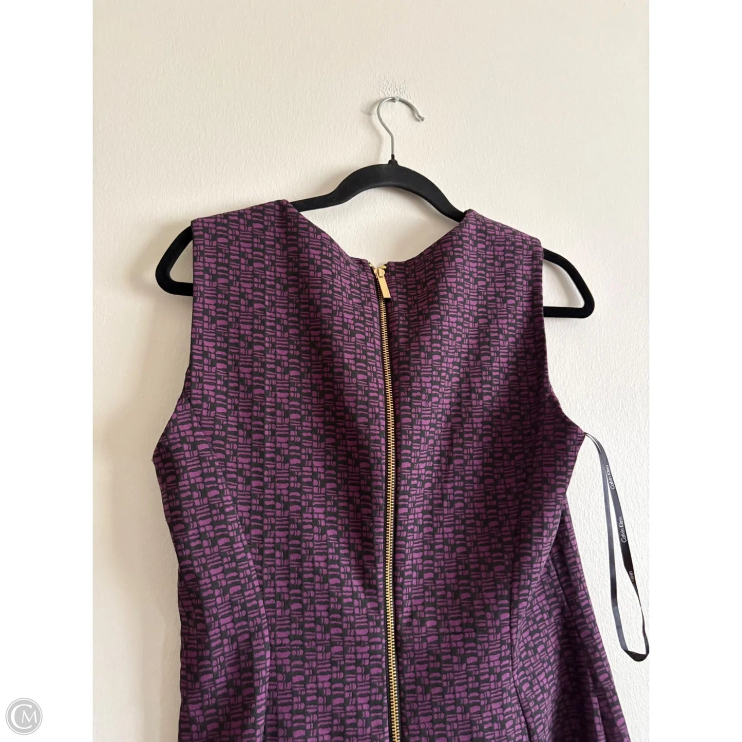 Dress Work By Calvin Klein In Purple, Size: 10