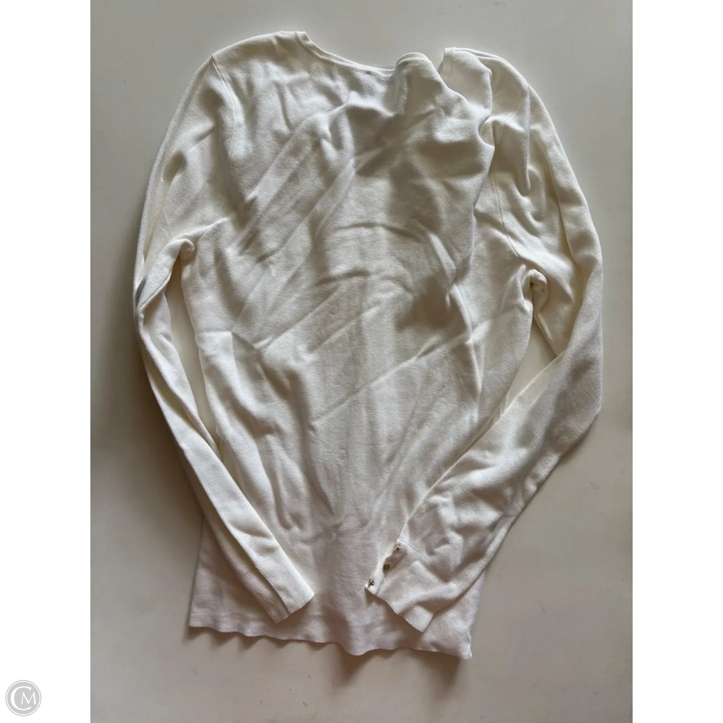 Sweater By White House Black Market In Cream, Size: M