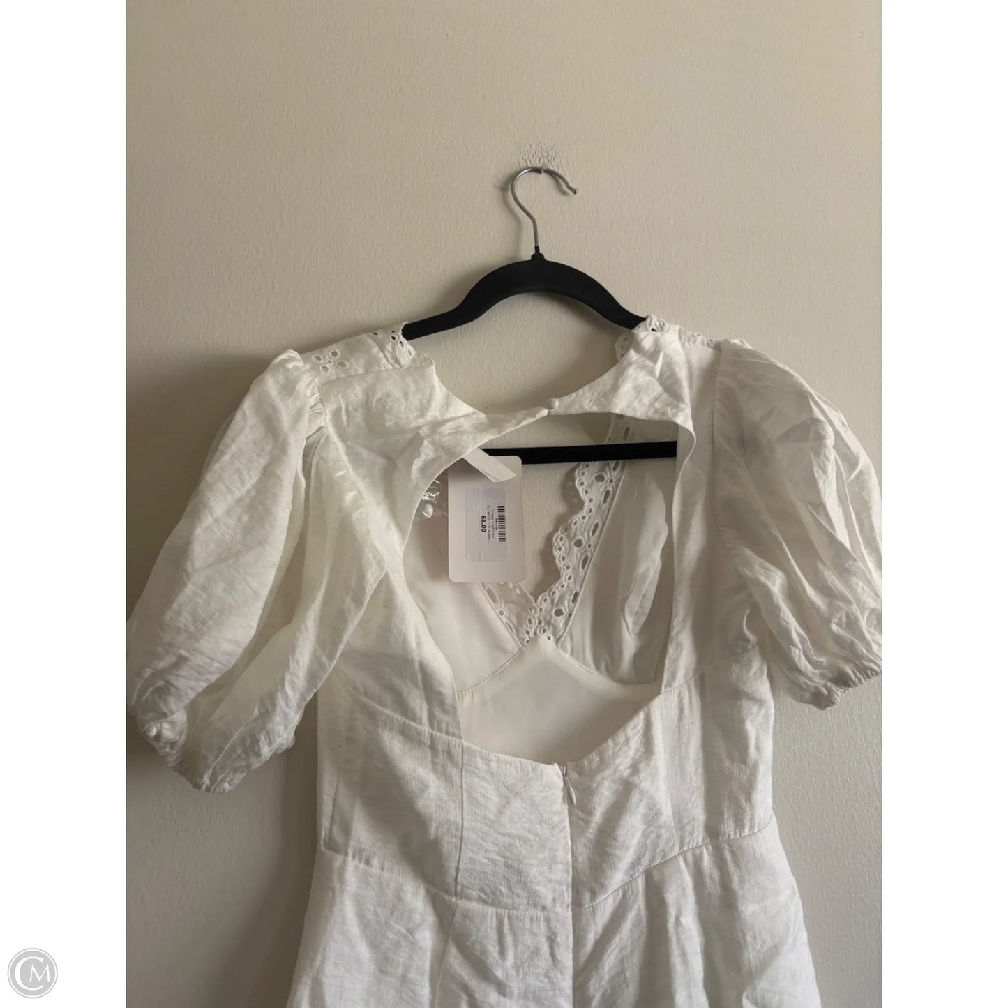 Dress Casual Short By Mika & Gala In White, Size: 6
