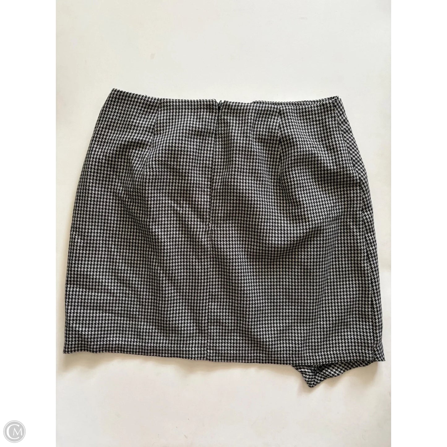 Skirt Mini & Short By Nine West In Plaid Pattern, Size: L