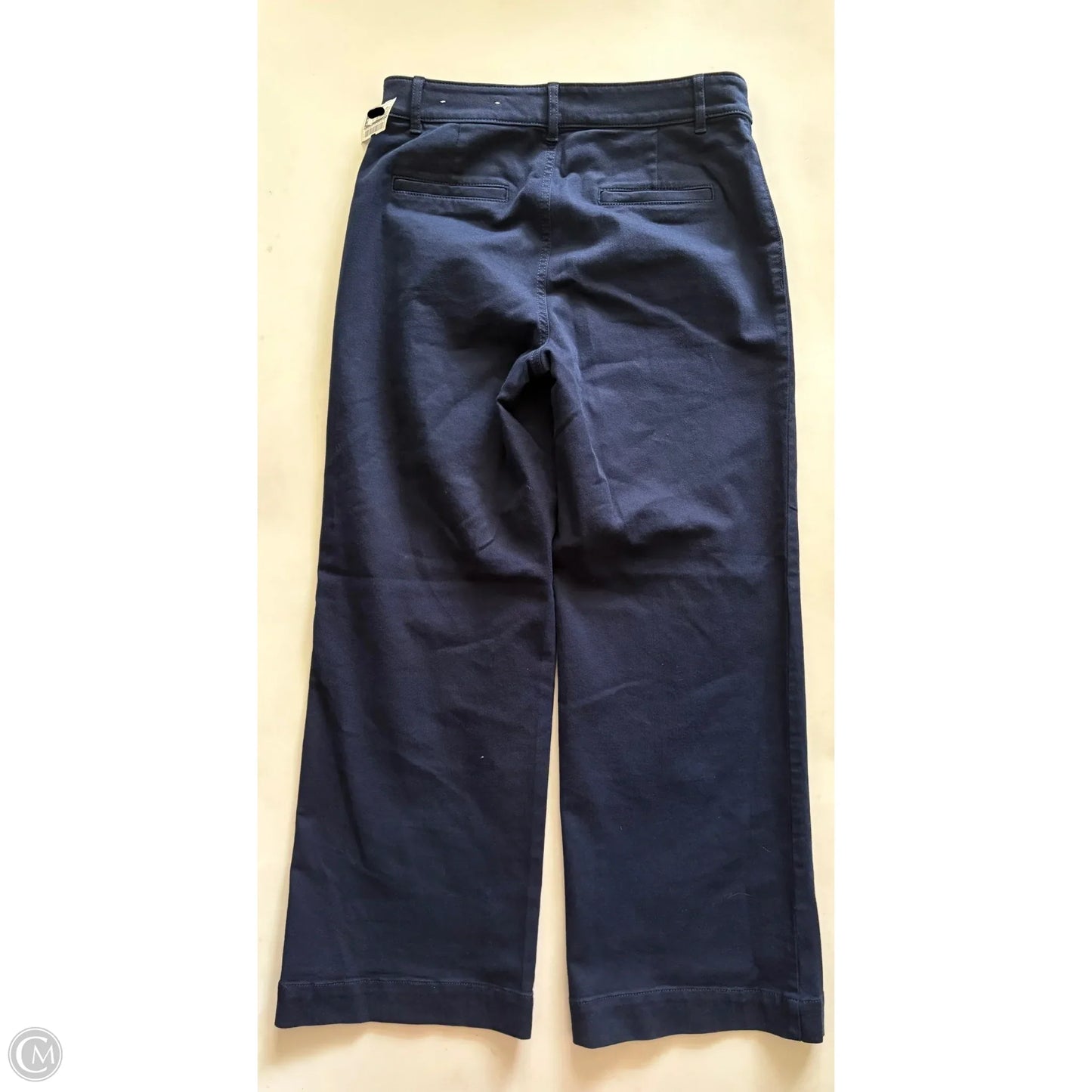 Jeans Wide Leg By Loft In Navy, Size: 6p