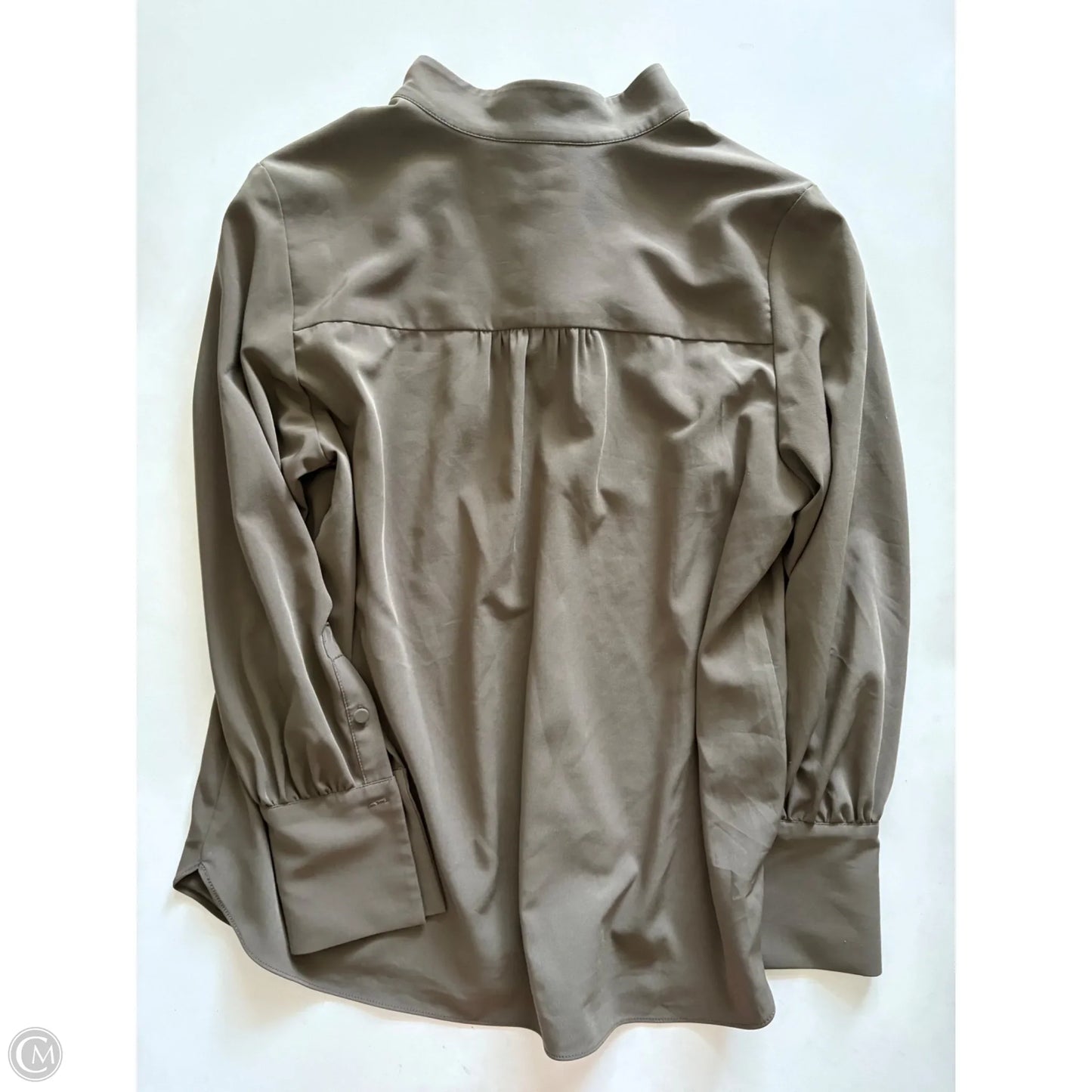 Top Long Sleeve By H&m In Green, Size: S