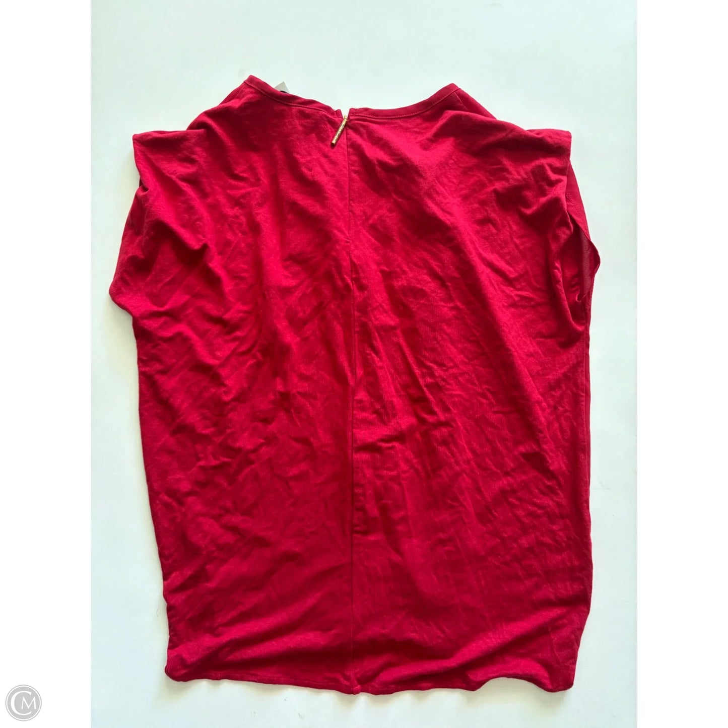 Blouse Short Sleeve By Bcbgmaxazria In Red, Size: Xs