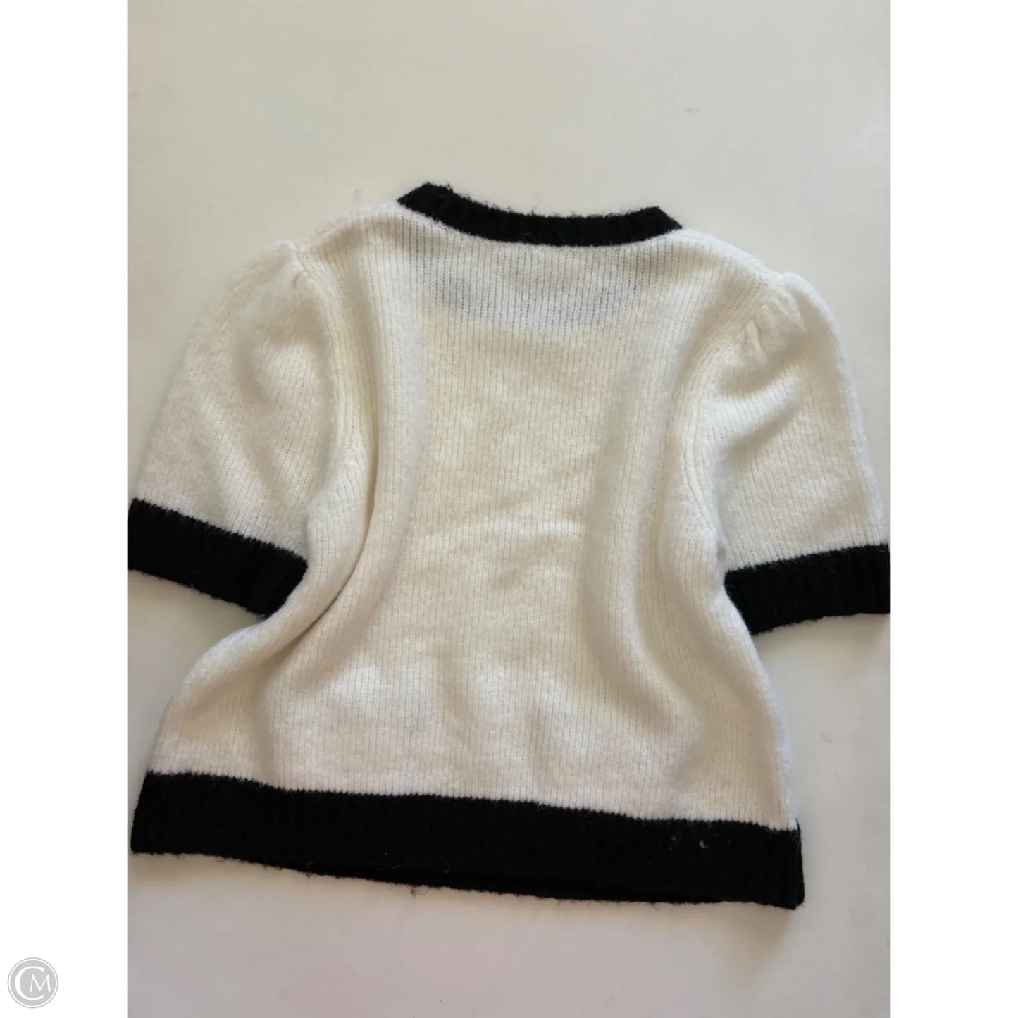 Sweater By Cece In White, Size: L