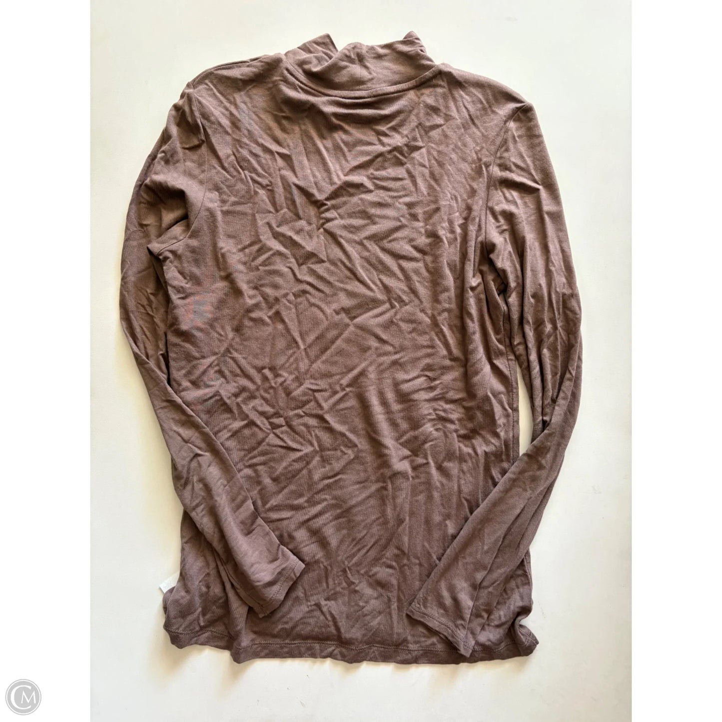 Top Long Sleeve By Jones New York In Brown, Size: M